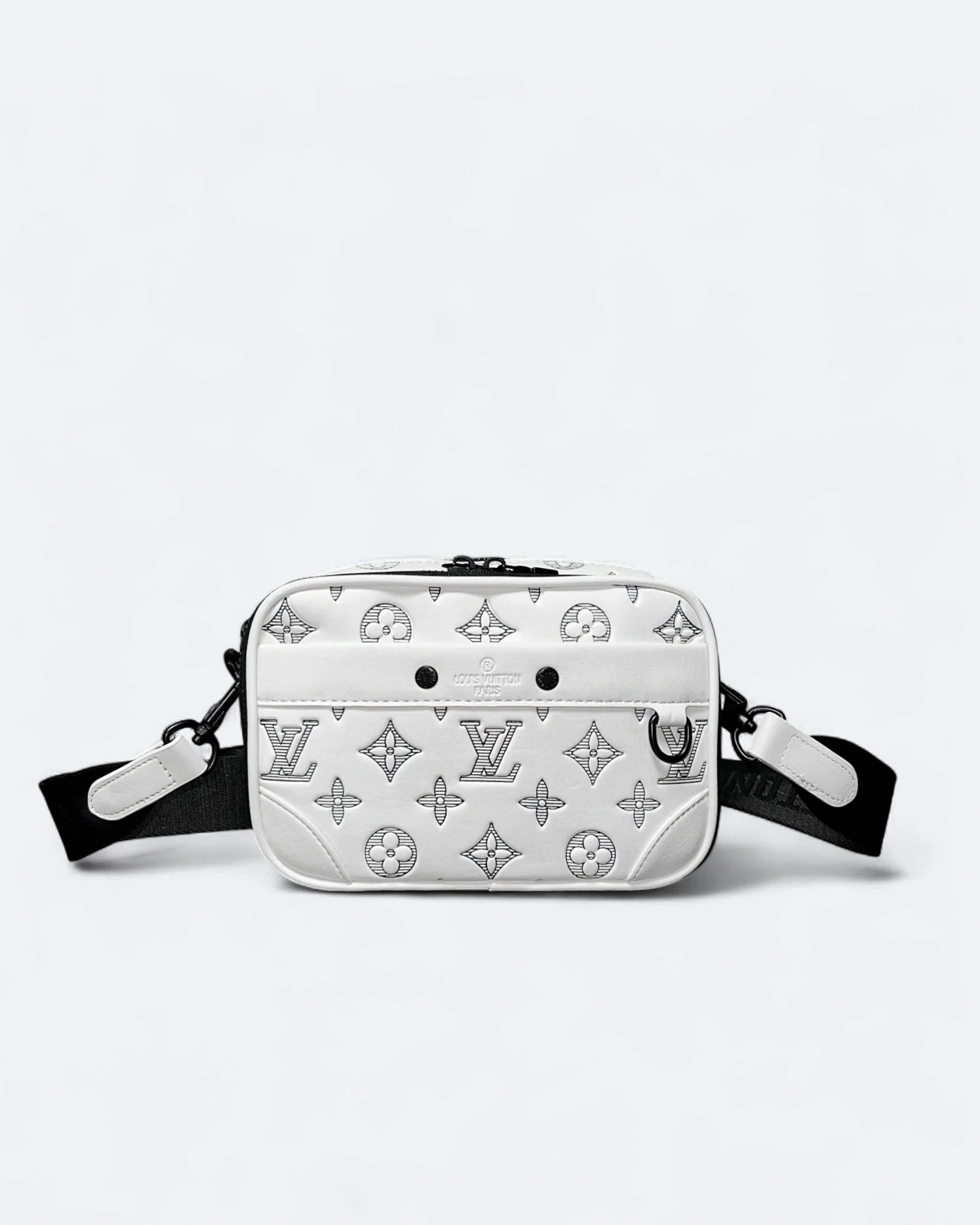 LVTN - Alpha Crossbody Bag - White/Dark Blue
