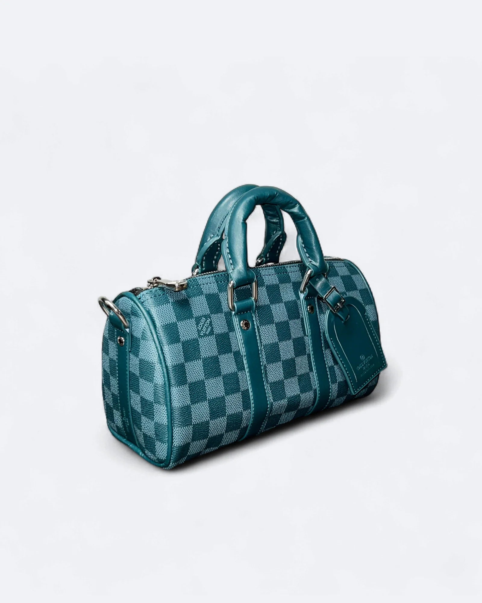 LVTN - Small Duffle Damier Handbag - Teal
