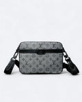 LVTN - Monogram Pattern Trio Set Bags - Gray/Blue