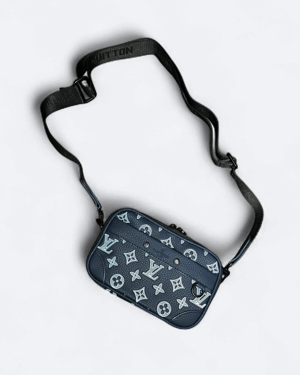 LVTN - Alpha Crossbody Bag - Dark Blue/White
