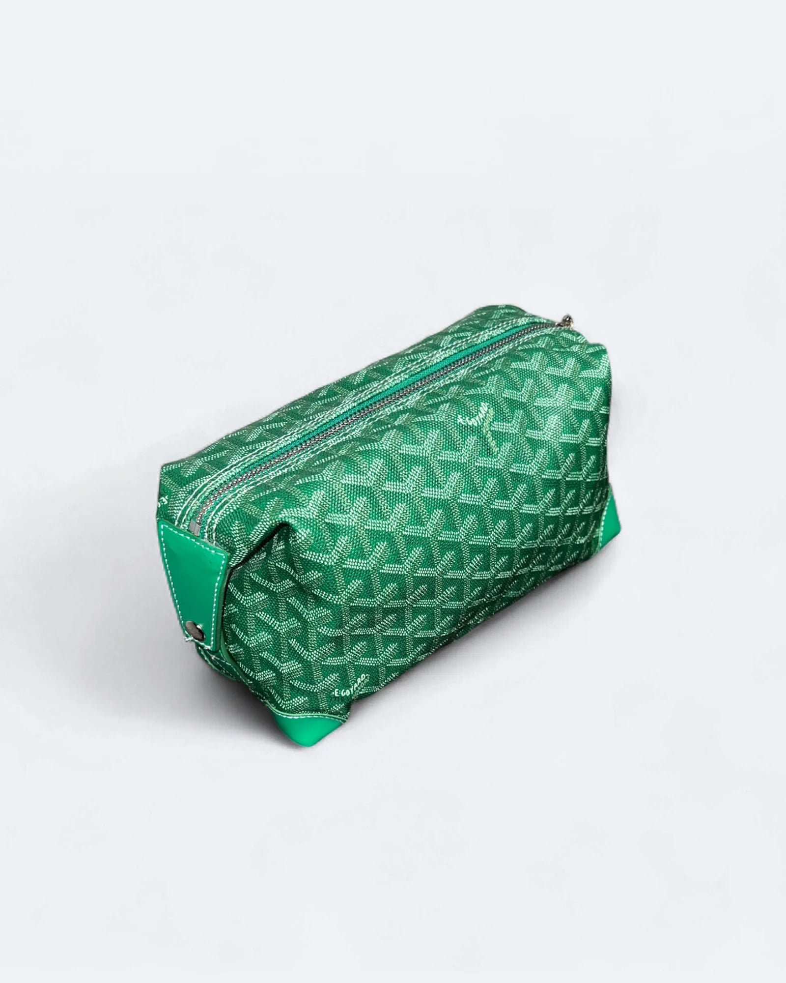 Goyard - Goyardine Pattern Hand Pouch Bag - Green