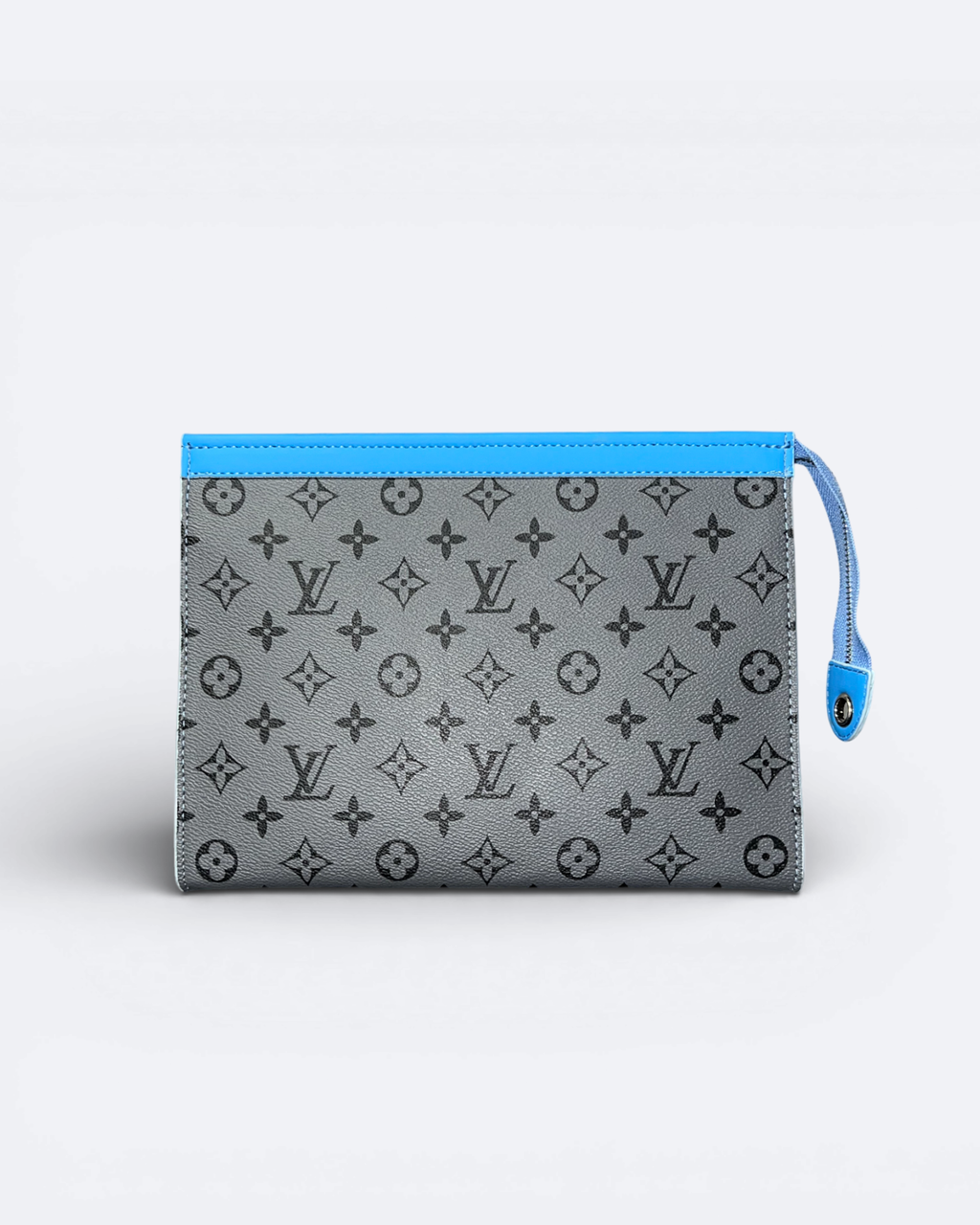 LVTN - Pattern Clutch - Gray/Blue