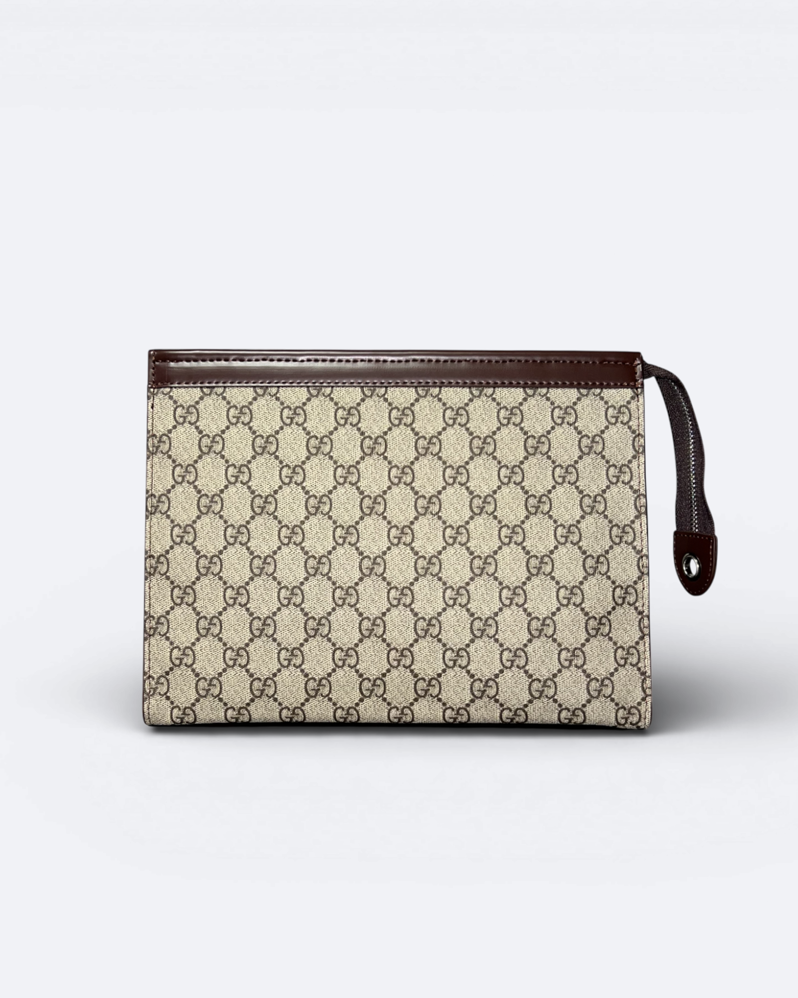GC - GG Pattern Clutch - Beige