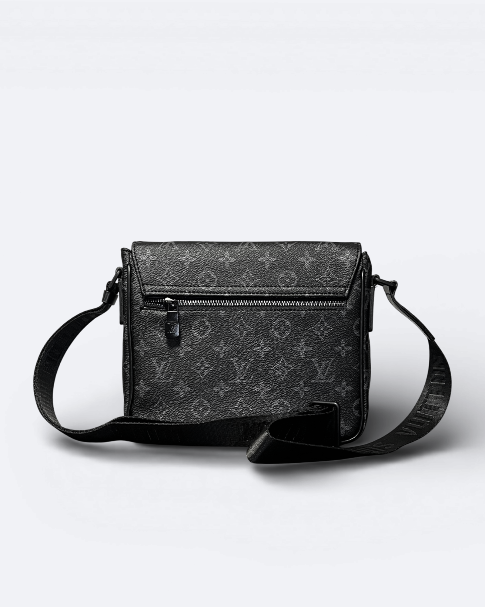 LVTN - Pattern Messenger Bag - Black