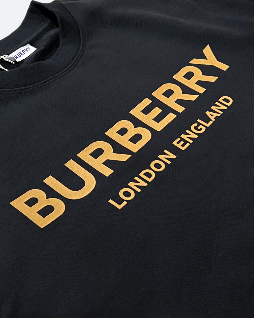Burberry - Classic Beige Logo Sweatshirt - Black