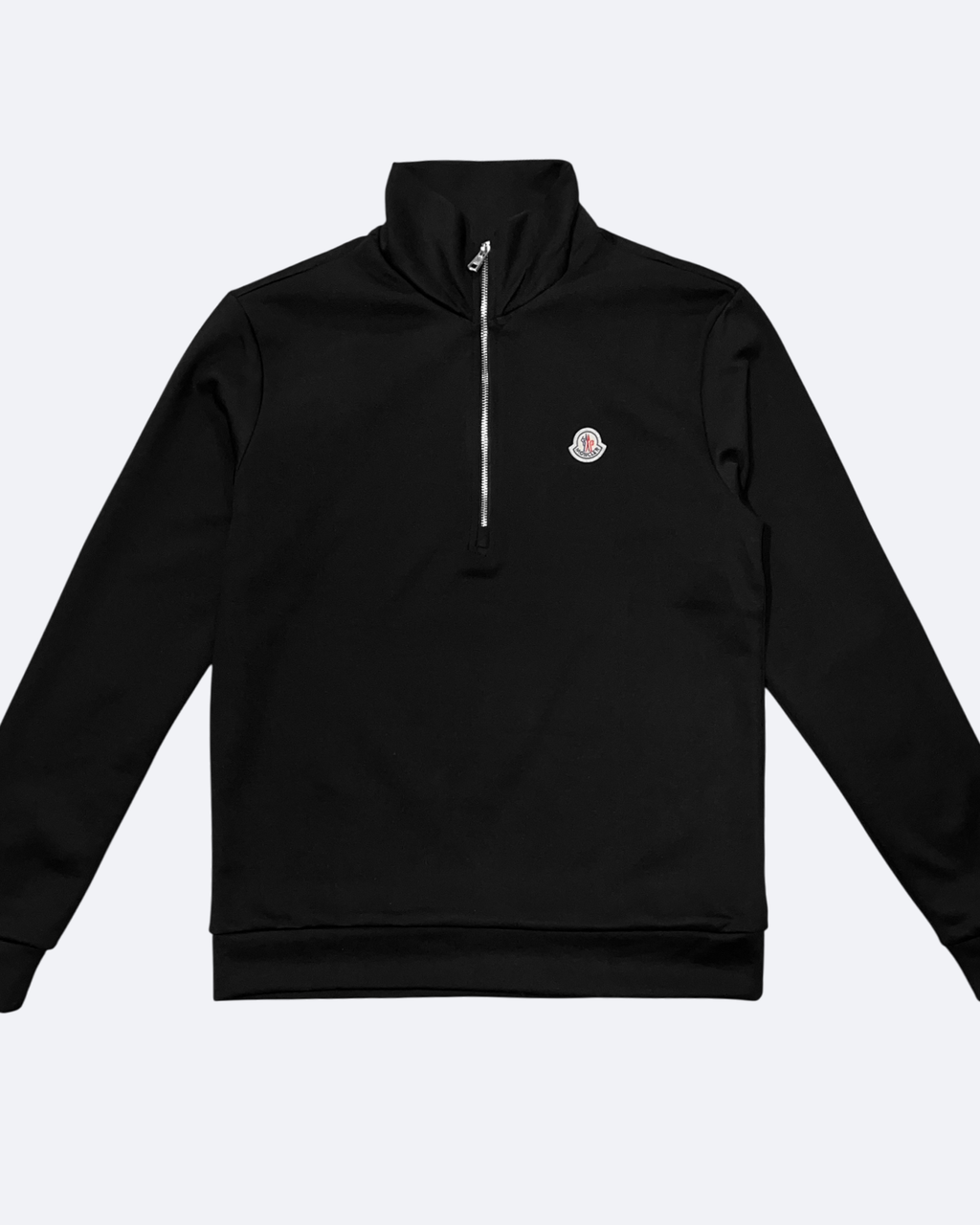 Moncler - Logo Half-Zip Sweatshirt - Black