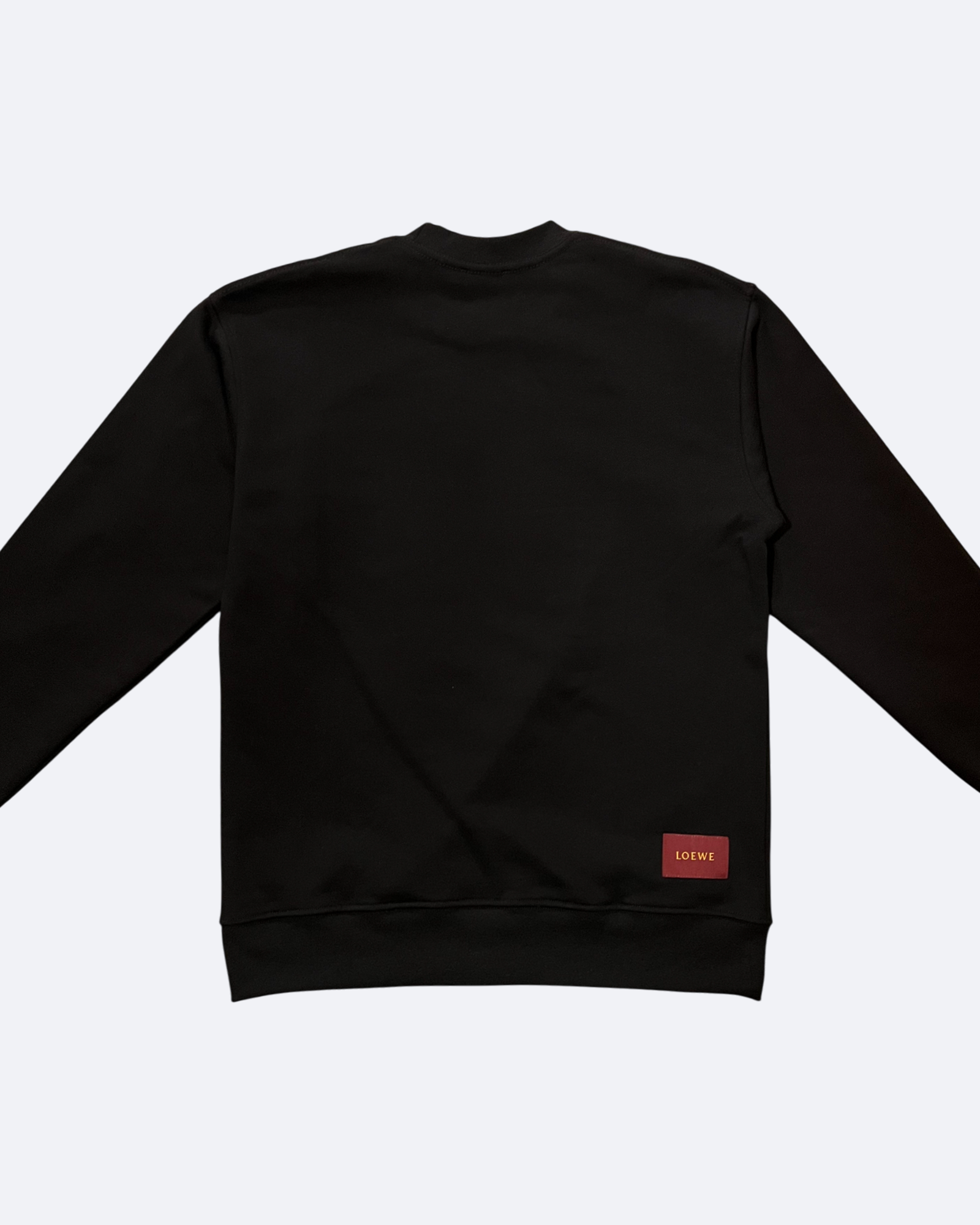 Loewe - Orange Pocket Logo Sweatshirt - Black
