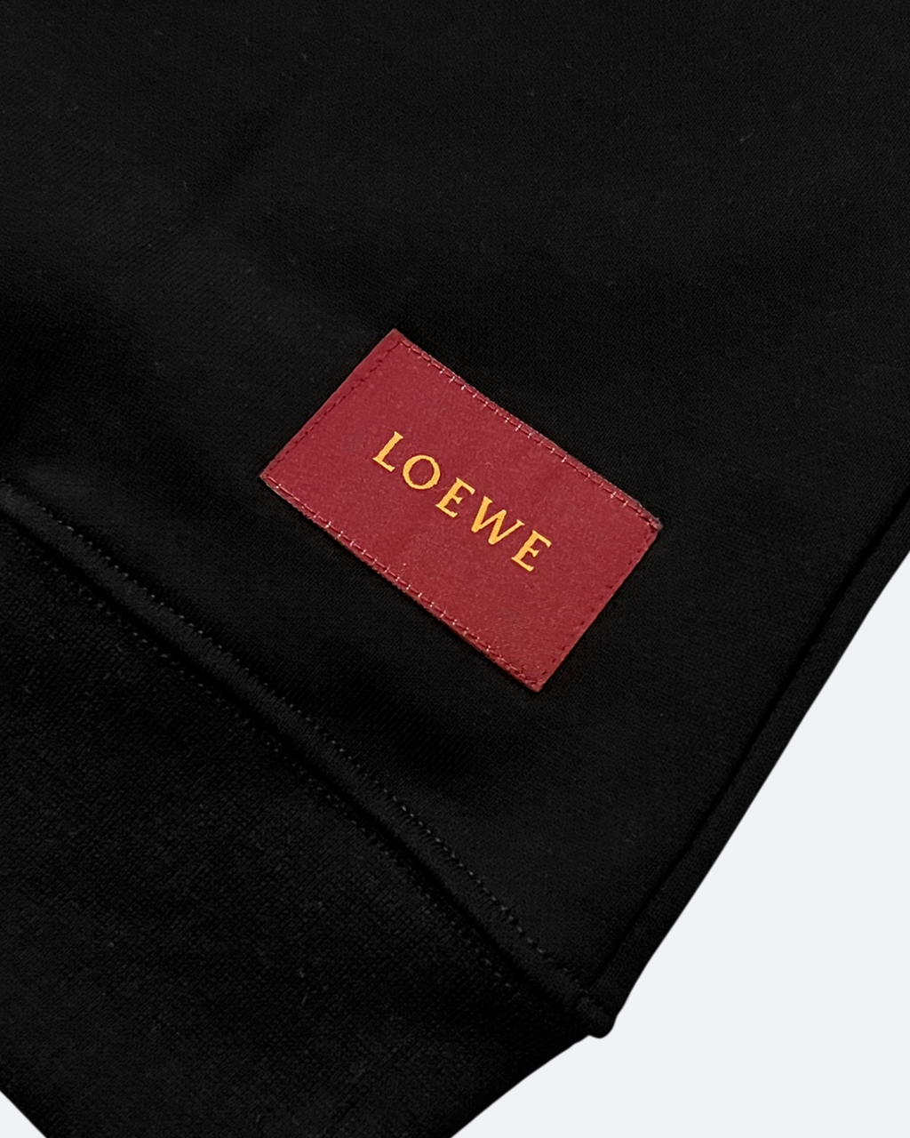 Loewe - Orange Pocket Logo Sweatshirt - Black