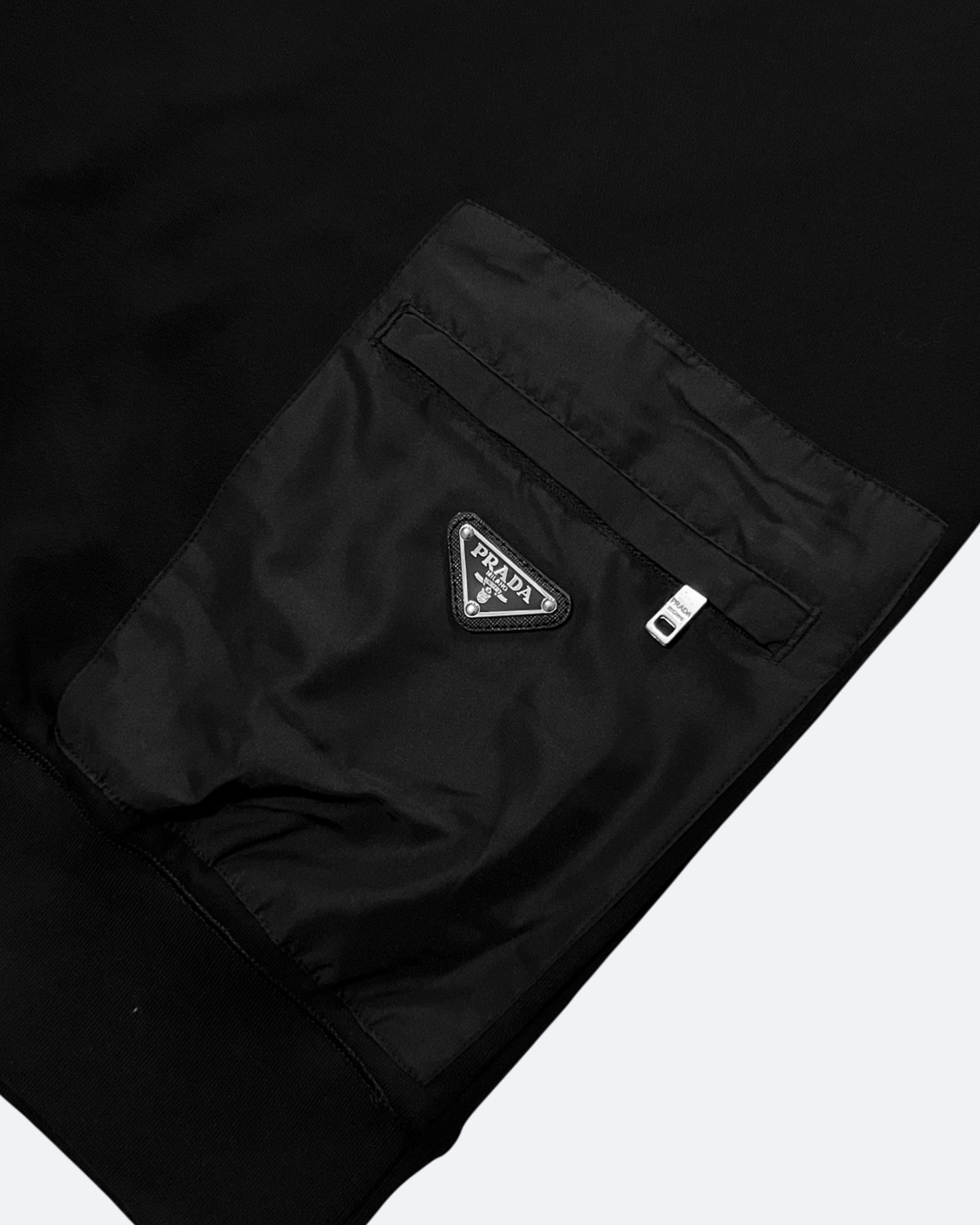 Prada - Bottom Pocket Sweatshirt - Black