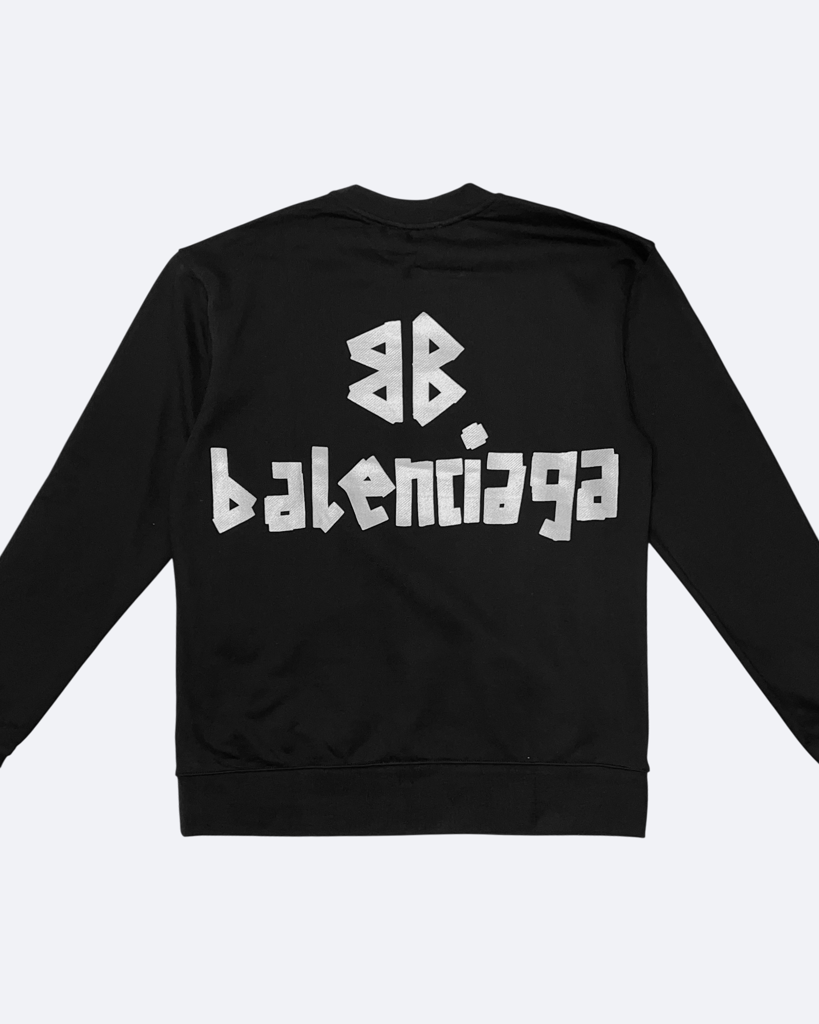 Balenciaga - Silver Tape Sweatshirt - Black