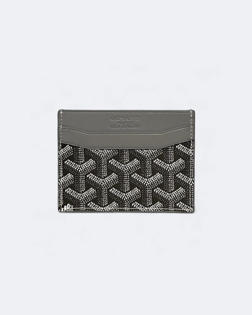 Goyard Pattern Cardholder - Light Gray