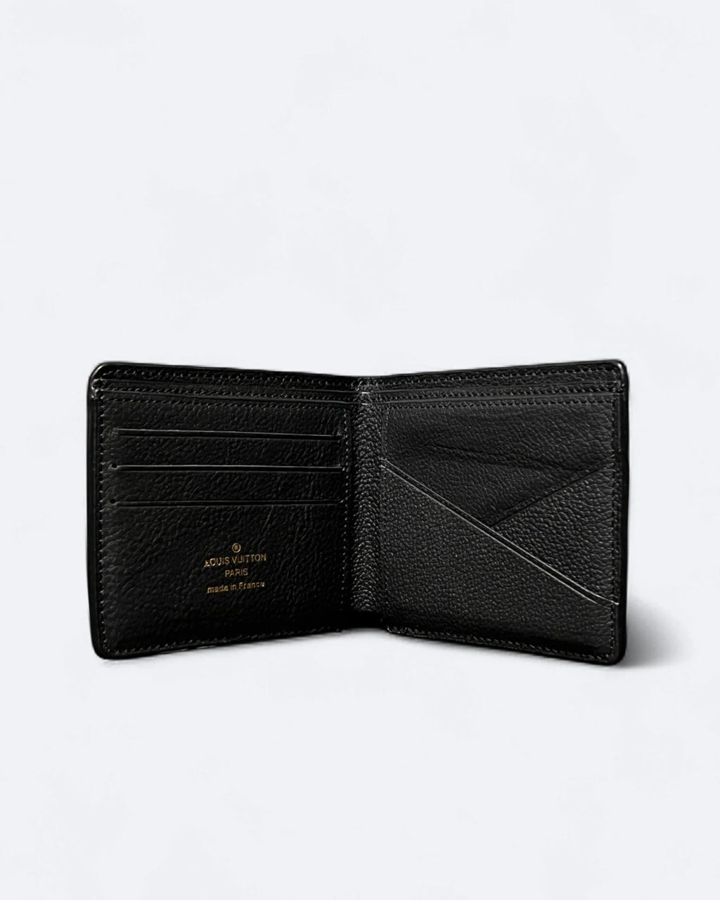 LVTN - LV Pattern Embossed Wallet - Black