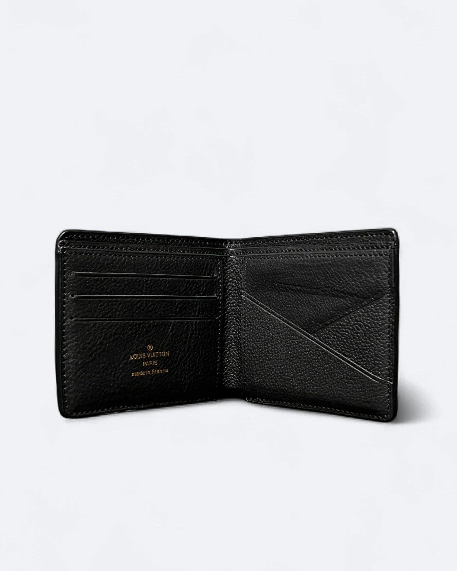 LVTN - LV Pattern Embossed Wallet - Black