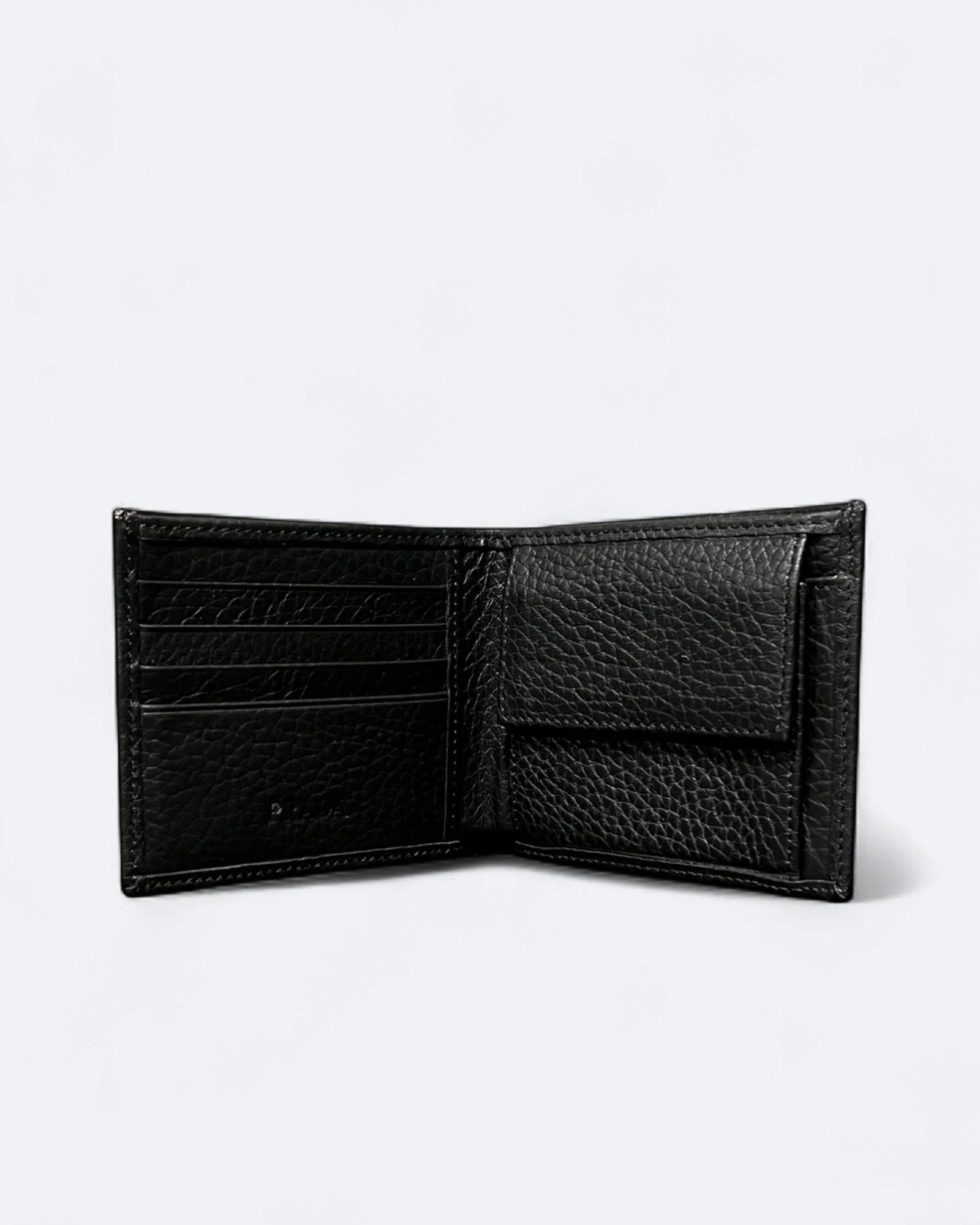Prada - Logo Plate Wallet - Black
