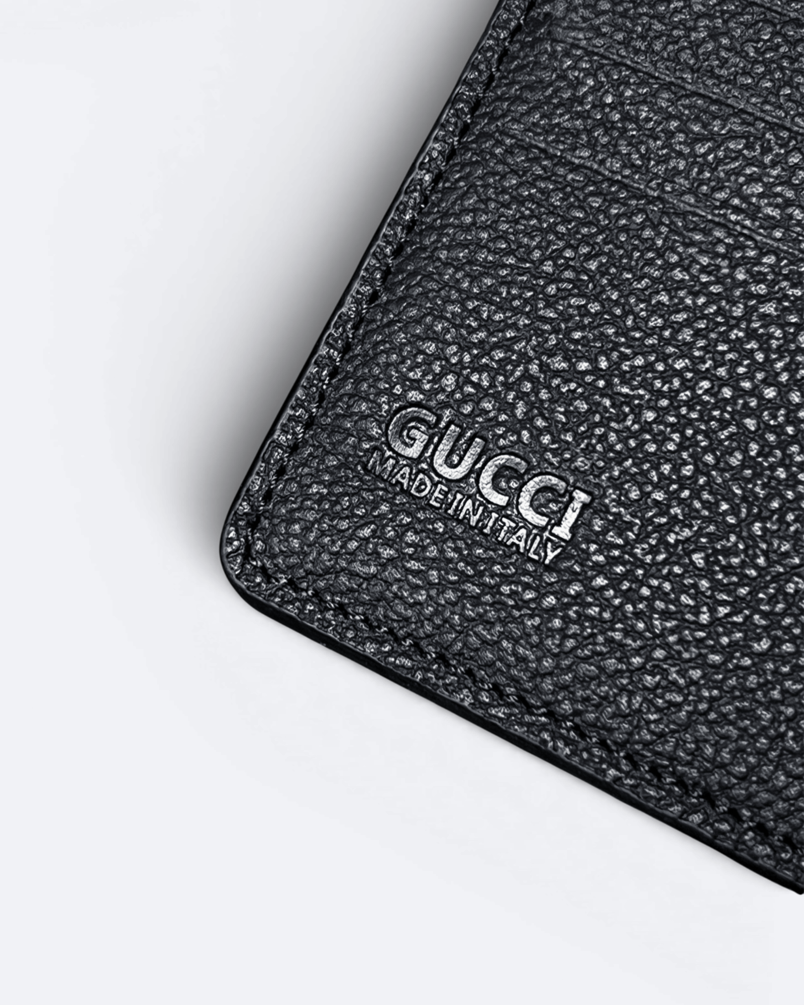 GC - GG Embossed Wallet - Black