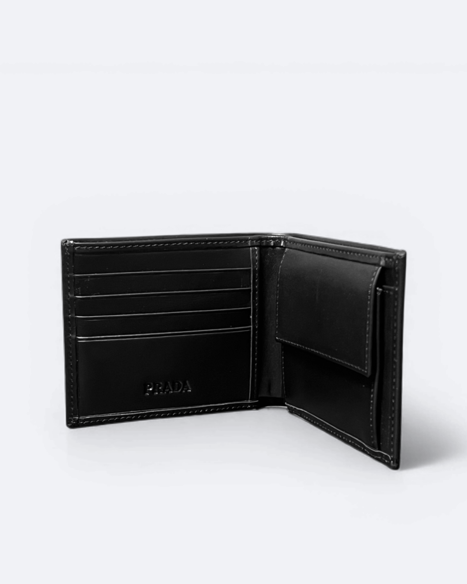Prada - Logo Wallet - Black