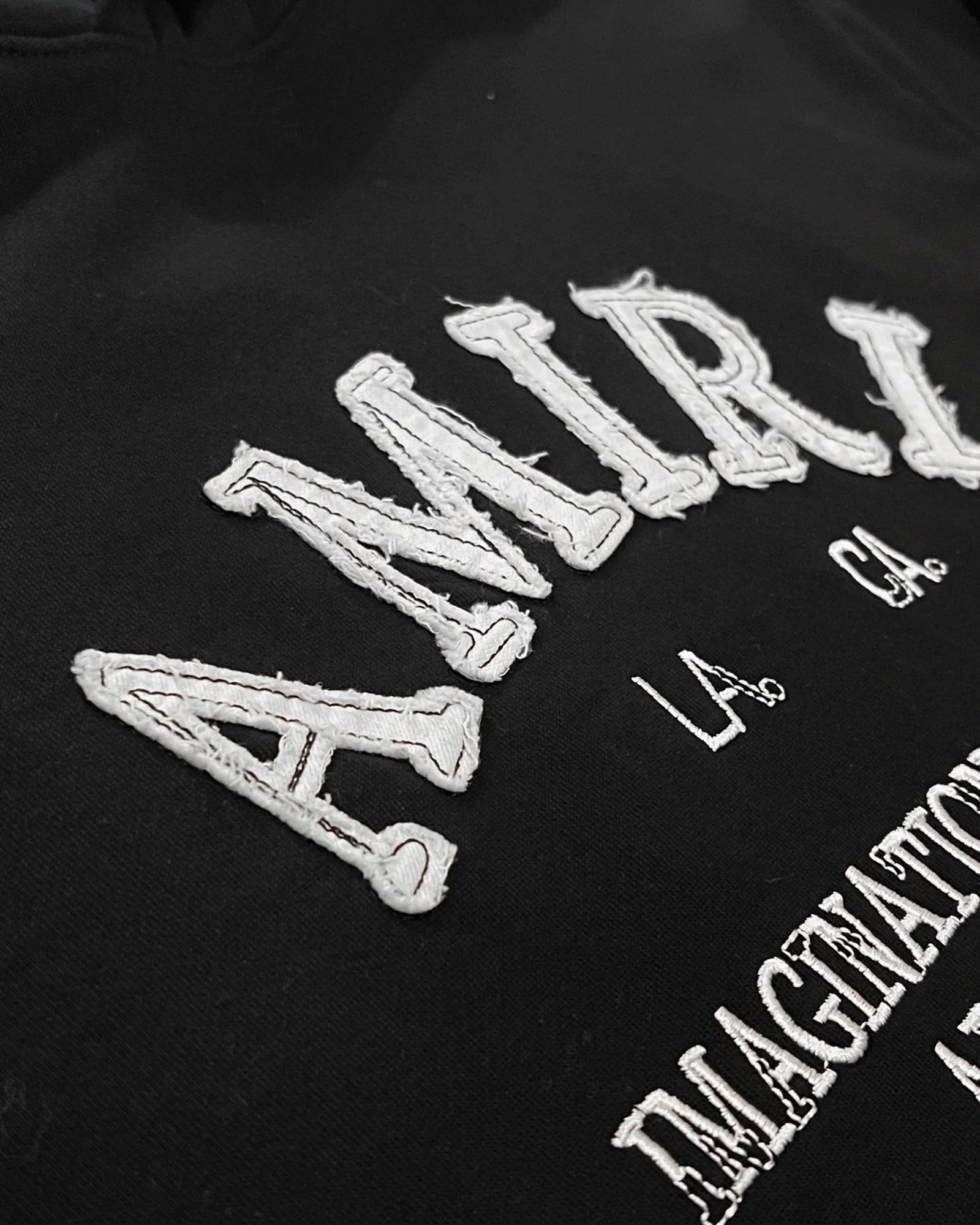 Amiri - Vintage Logotype Hoodie - Black
