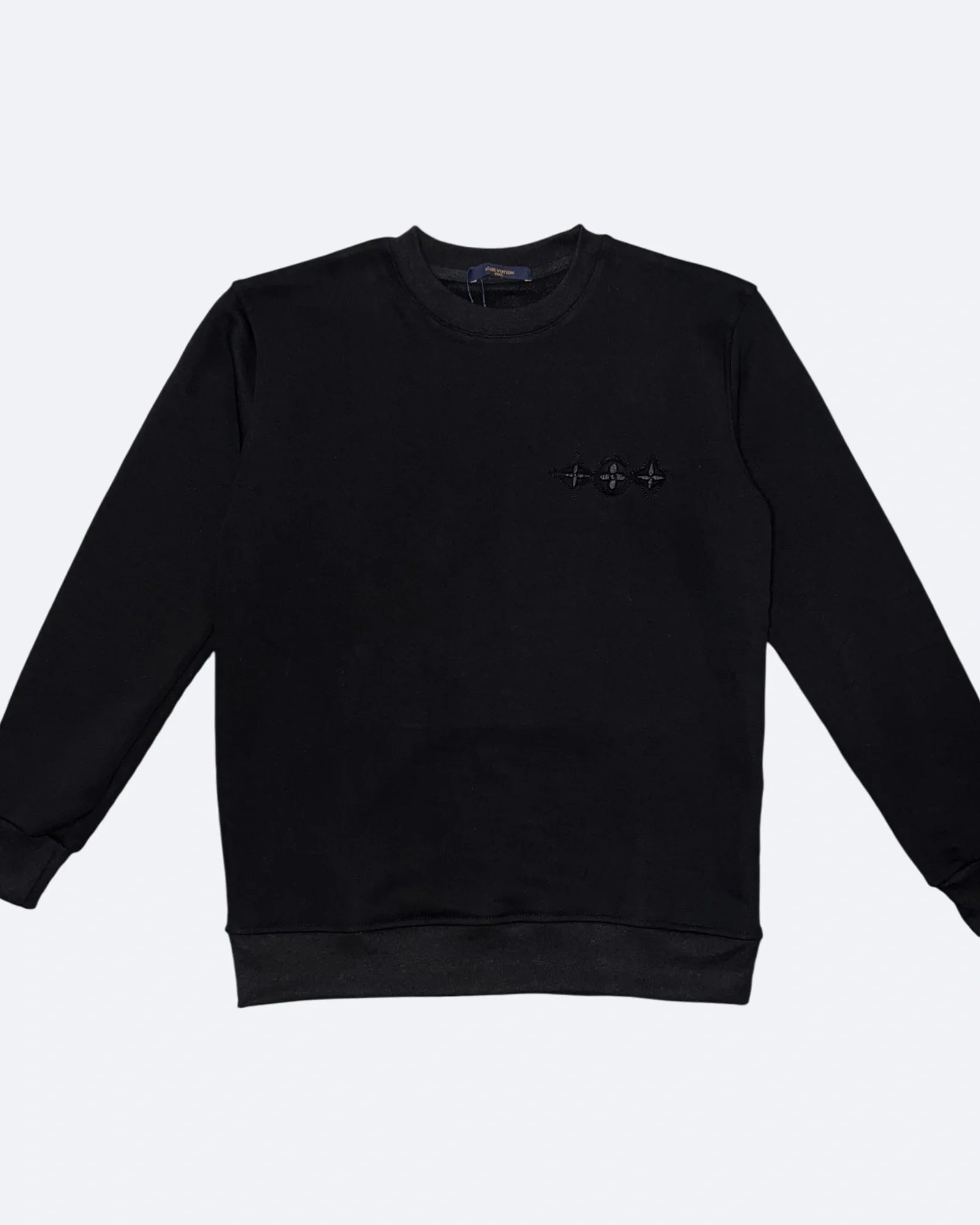 LVTN - Monogram Applique Sweatshirt - Black