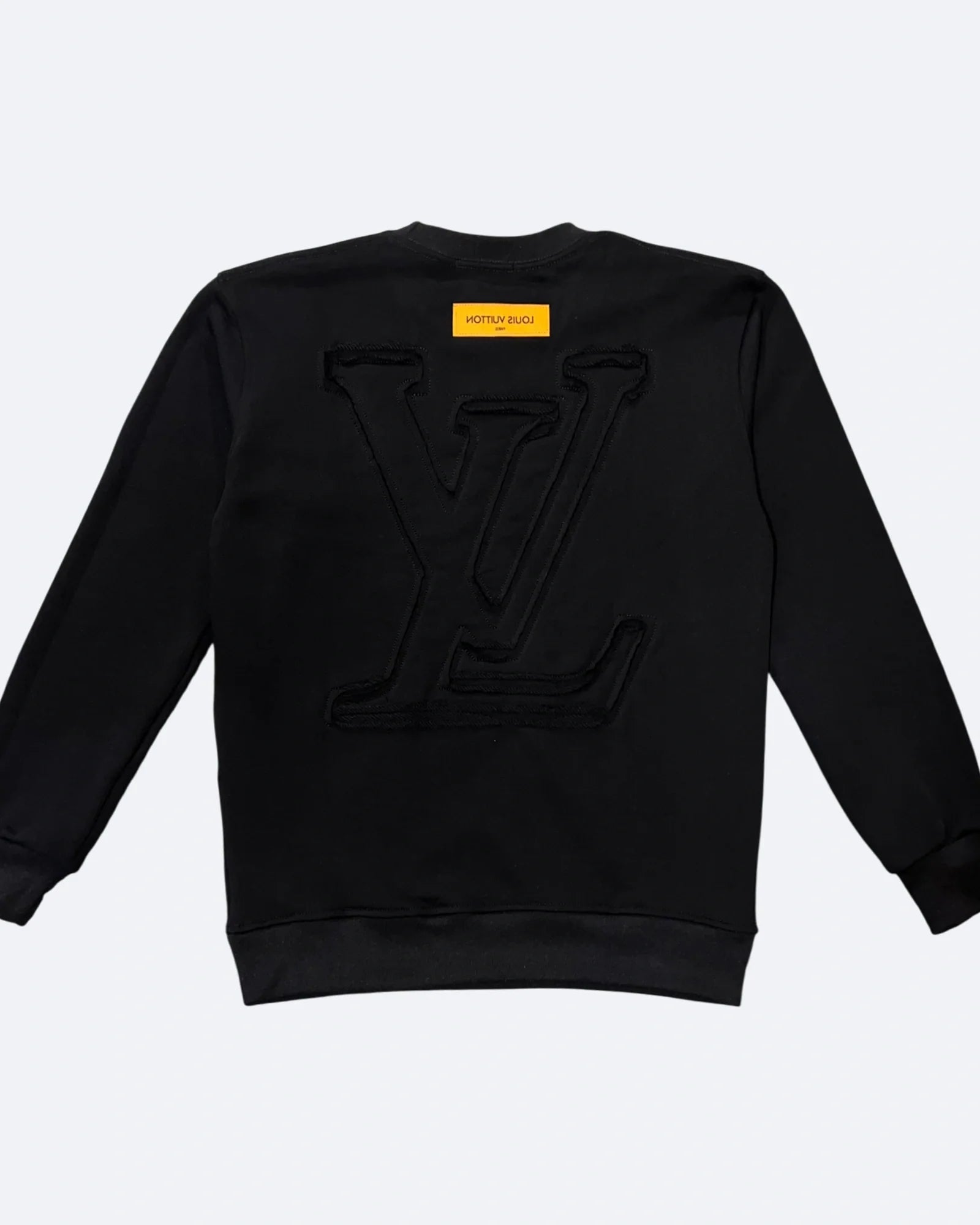 LVTN - Monogram Applique Sweatshirt - Black