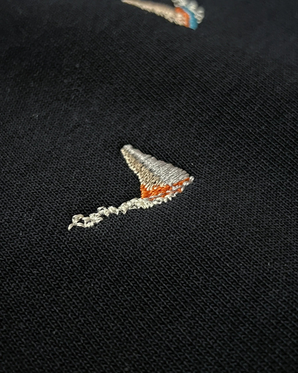 LVTN - Monogram Boats Embroidery Hoodie - Black