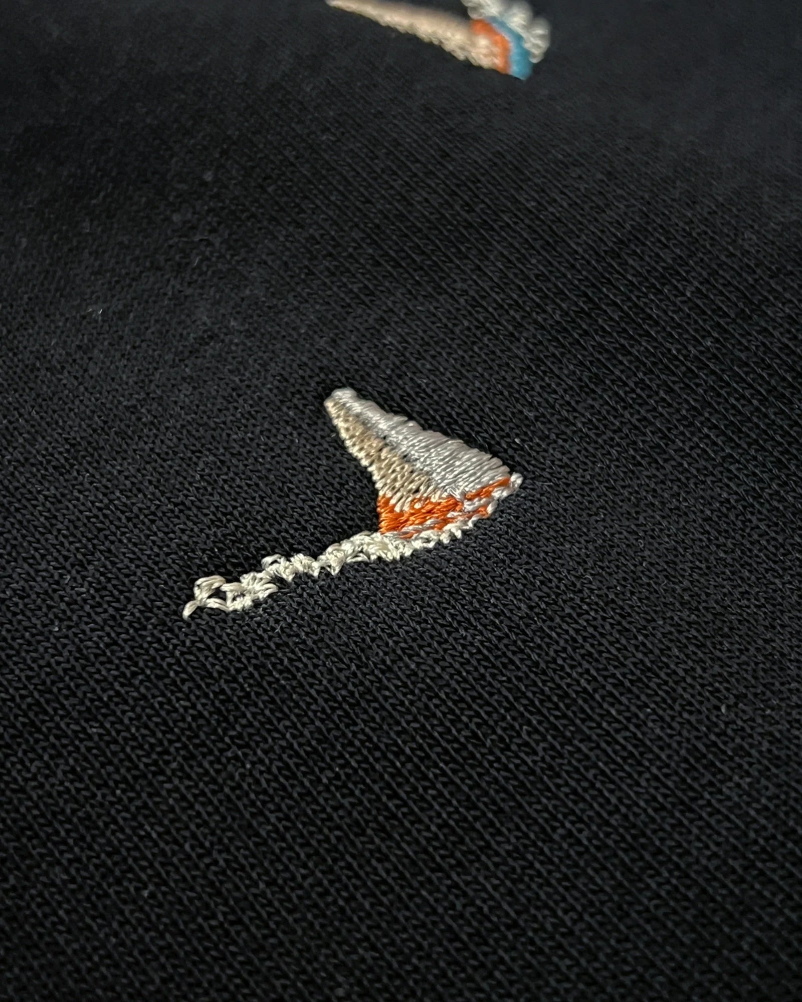 LVTN - Monogram Boats Embroidery Hoodie - Black