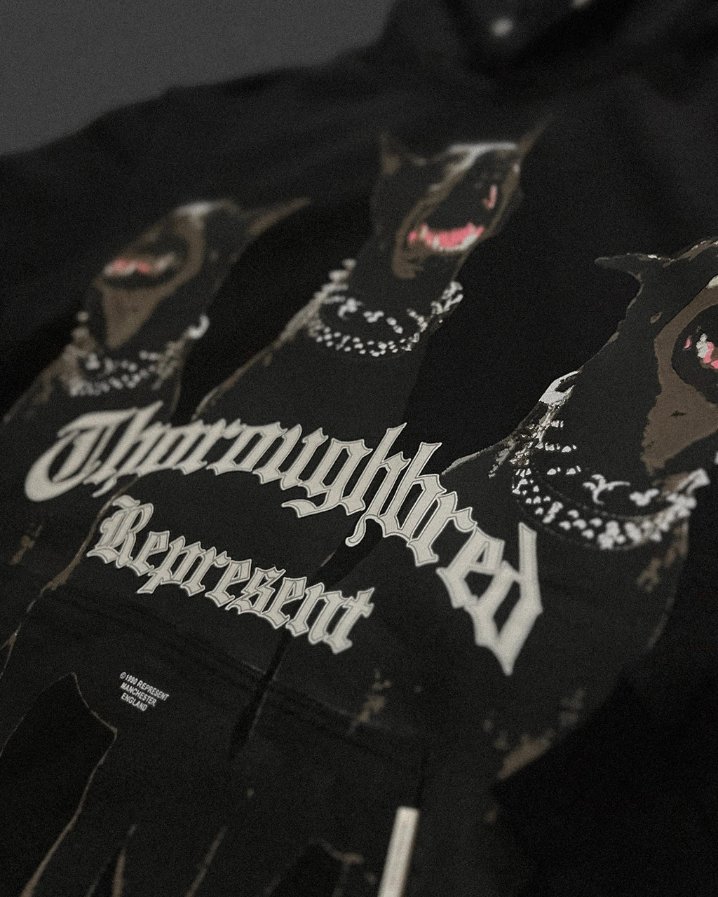 Represent - Thoroughbred Oversized Hoodie - Black