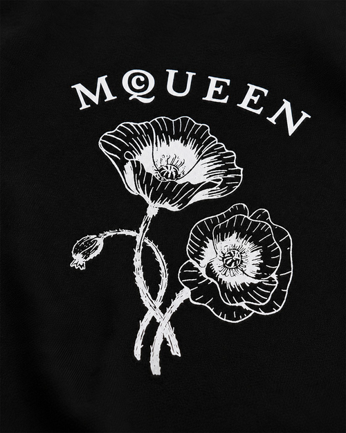 Alexander McQueen - Flowers Logo - Black