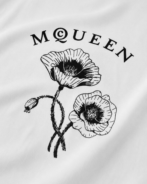 Alexander McQueen - Flowers Logo - White