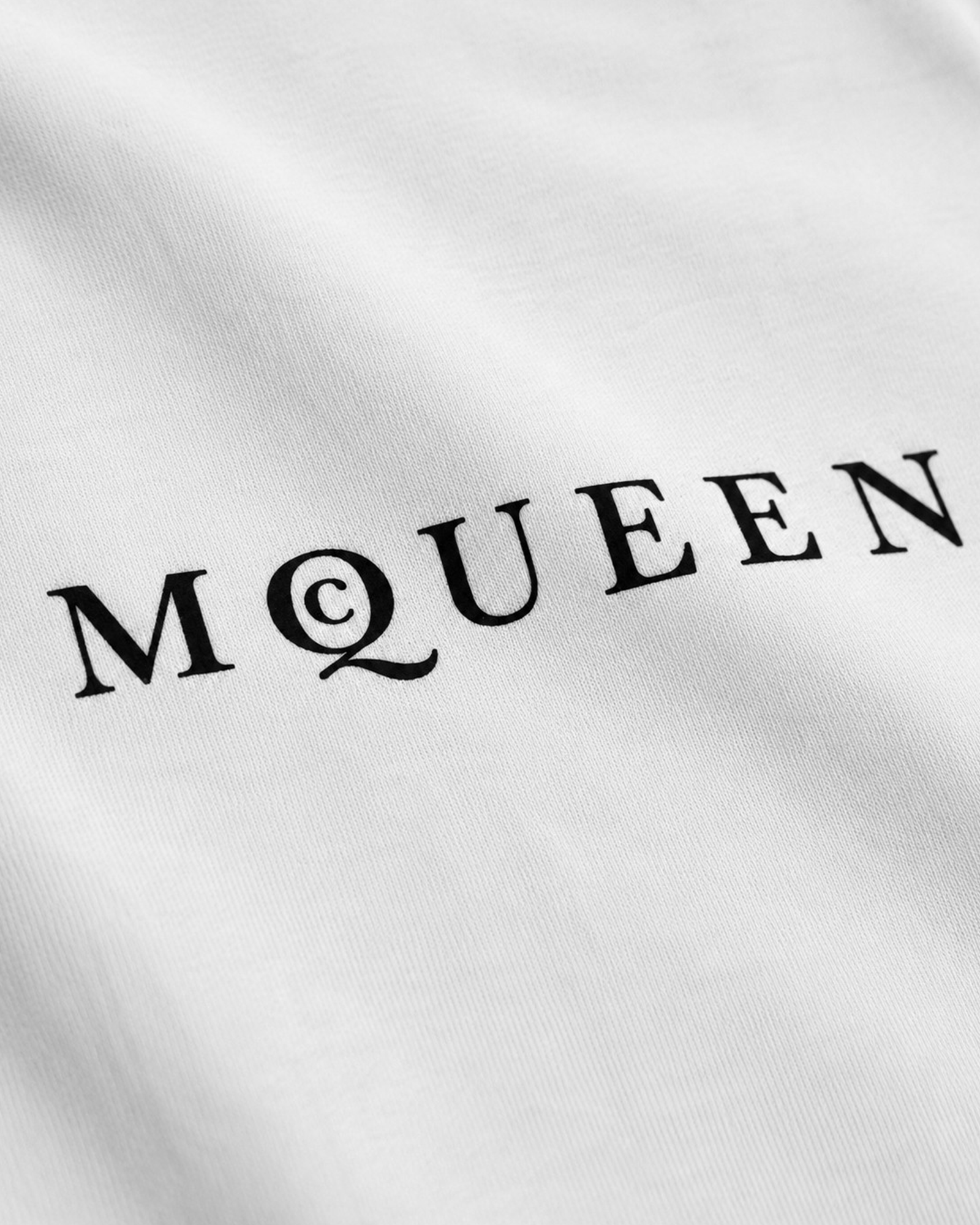 Alexander McQueen - Classic Rubber Logo T-Shirt - White