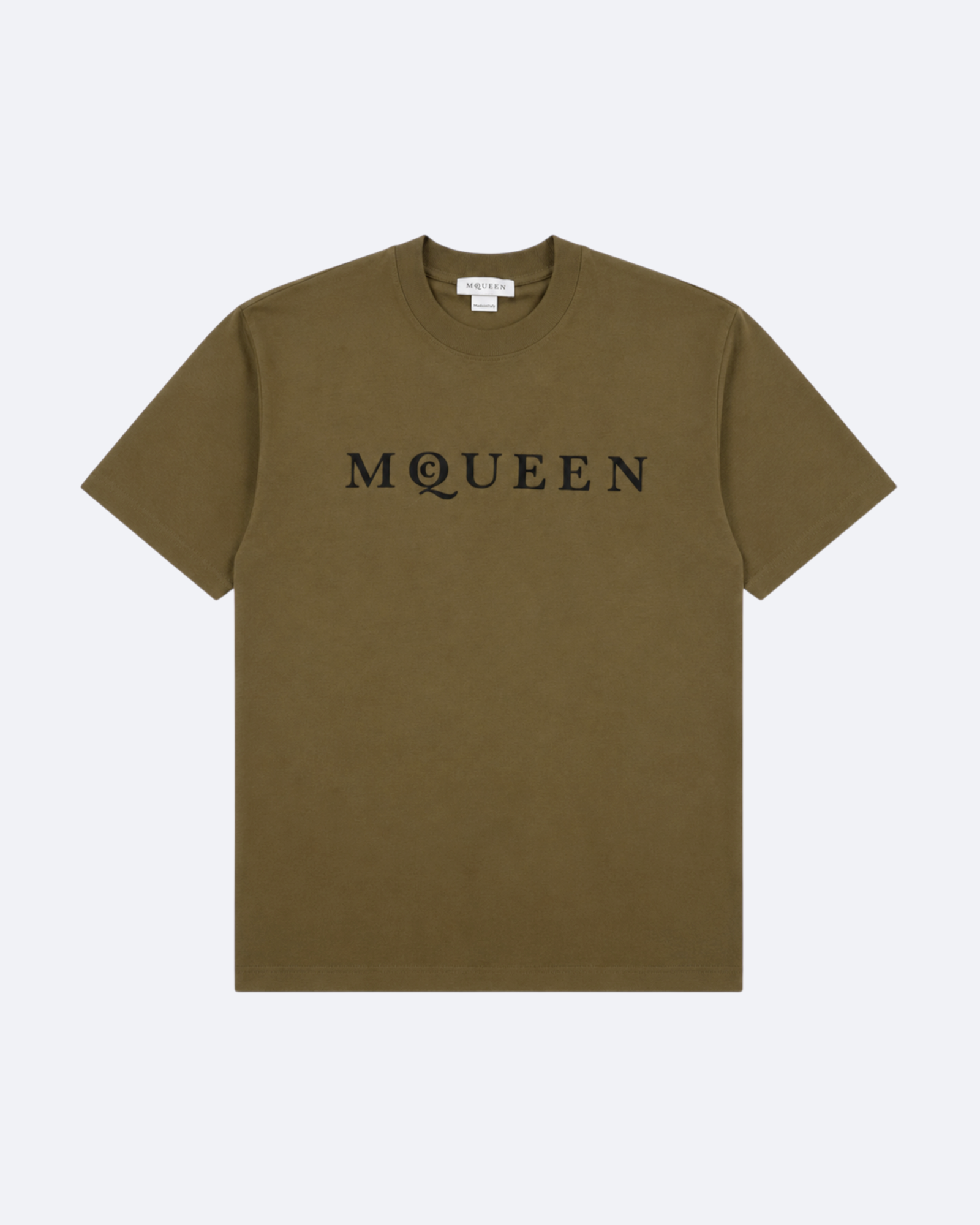 Alexander McQueen - Classic Rubber Logo T-Shirt - Green
