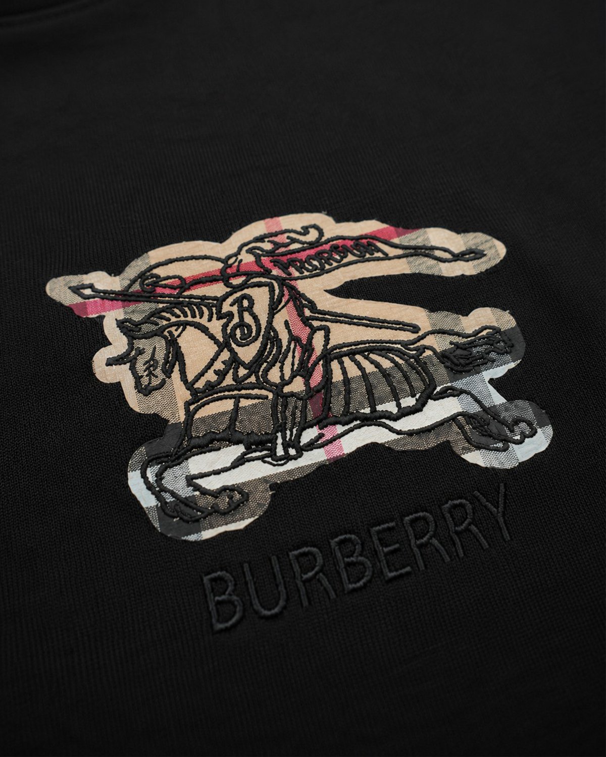 Burberry - Patch Logo T-Shirt - Black
