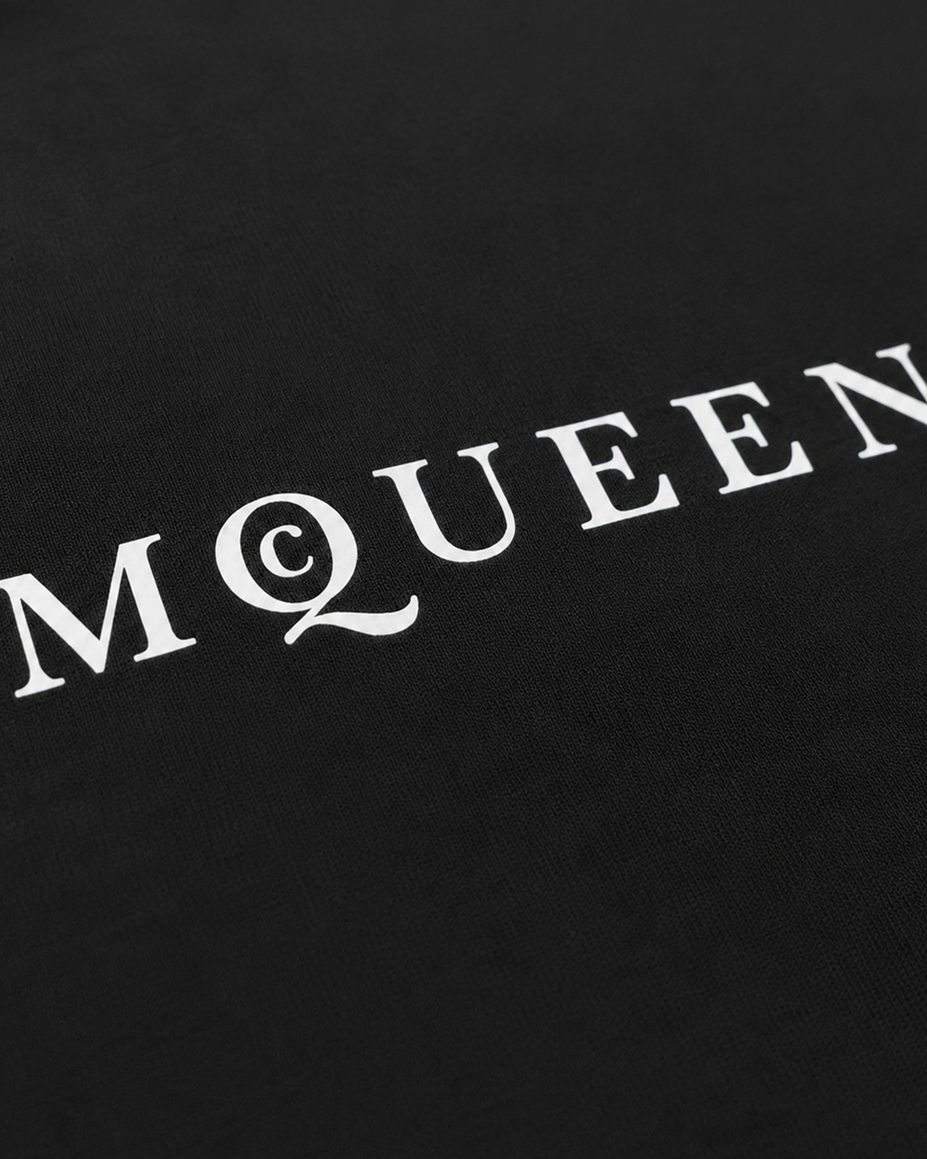 Alexander McQueen - Classic Rubber Logo T-Shirt - Black
