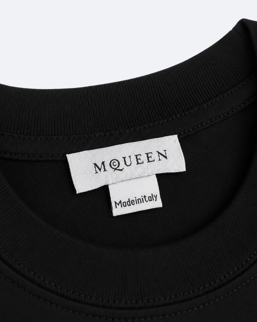 Alexander McQueen - Classic Rubber Logo T-Shirt - Black