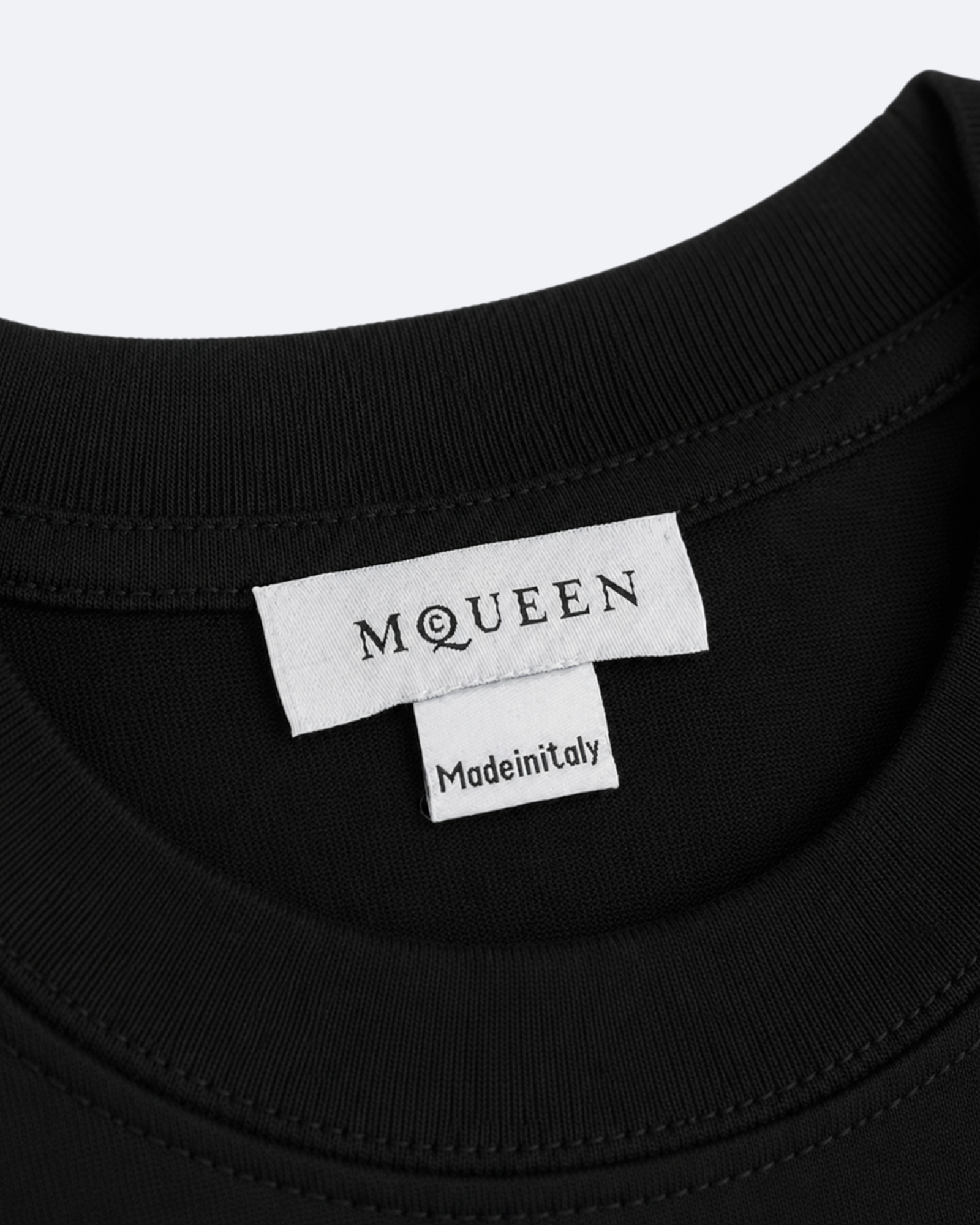 Alexander McQueen - Classic Rubber Logo T-Shirt - Black