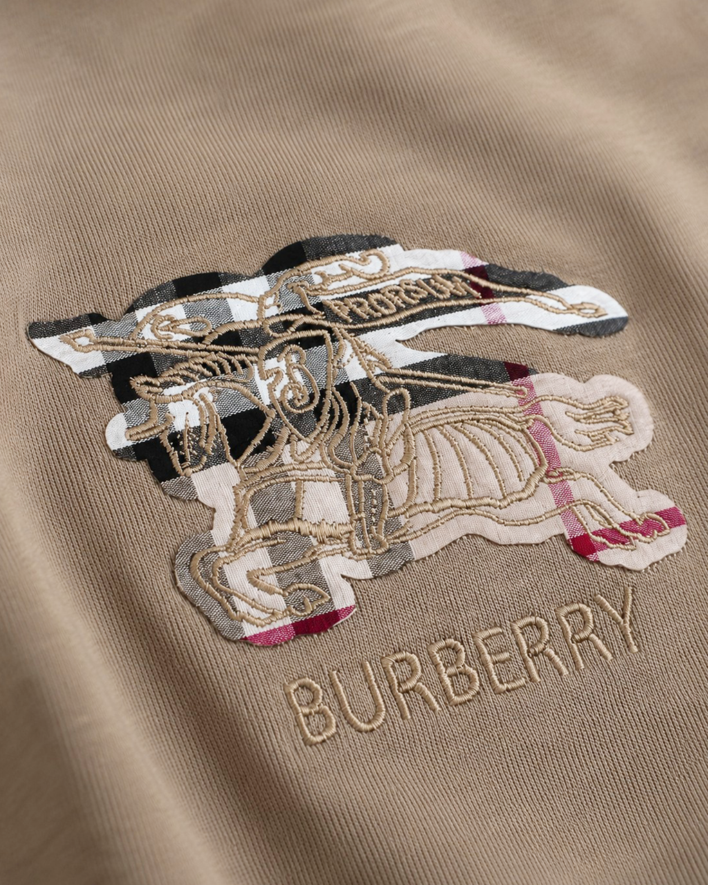 Burberry - Patch Logo T-Shirt - Beige
