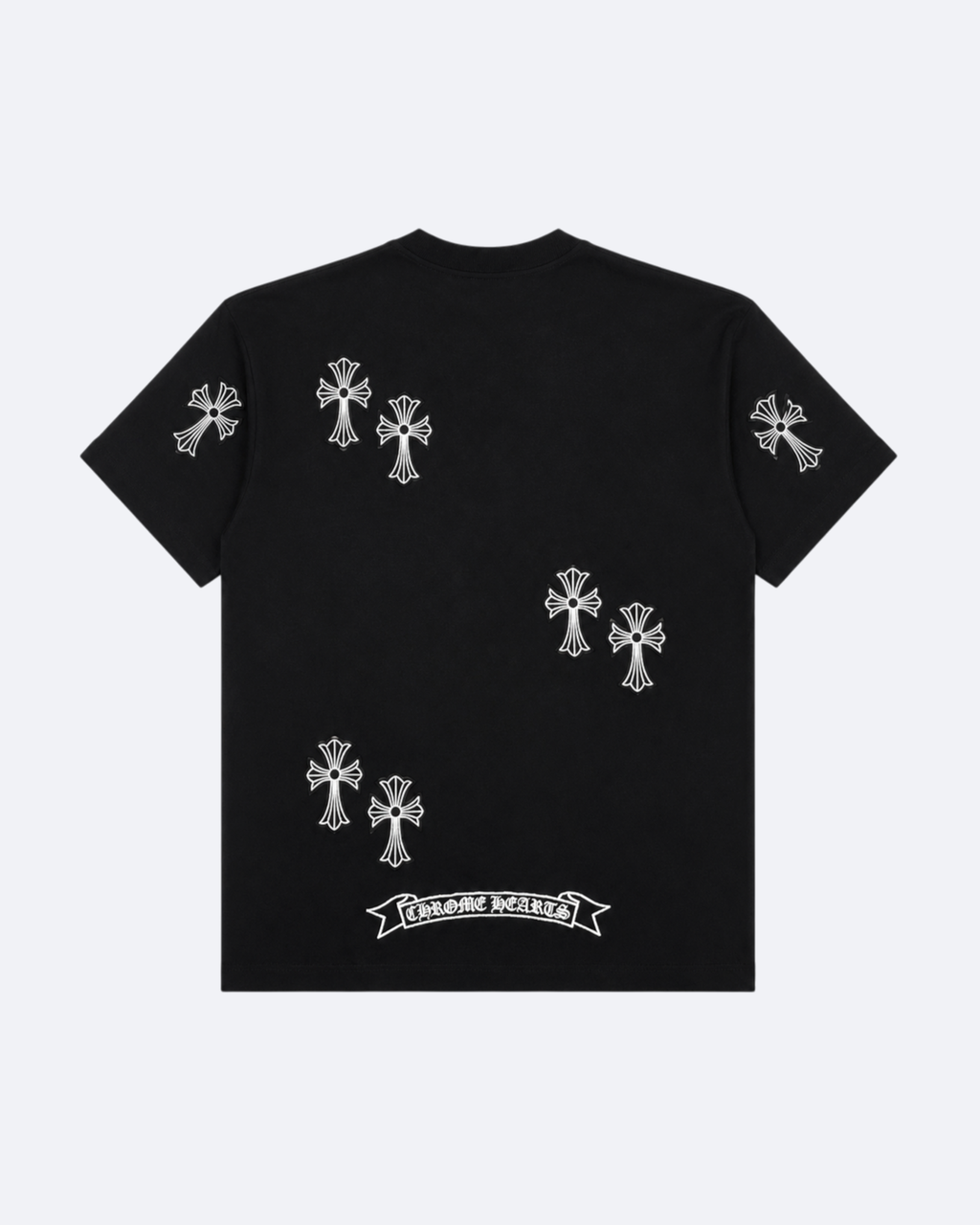 Chrome Hearts - White Cross T-Shirt - Black