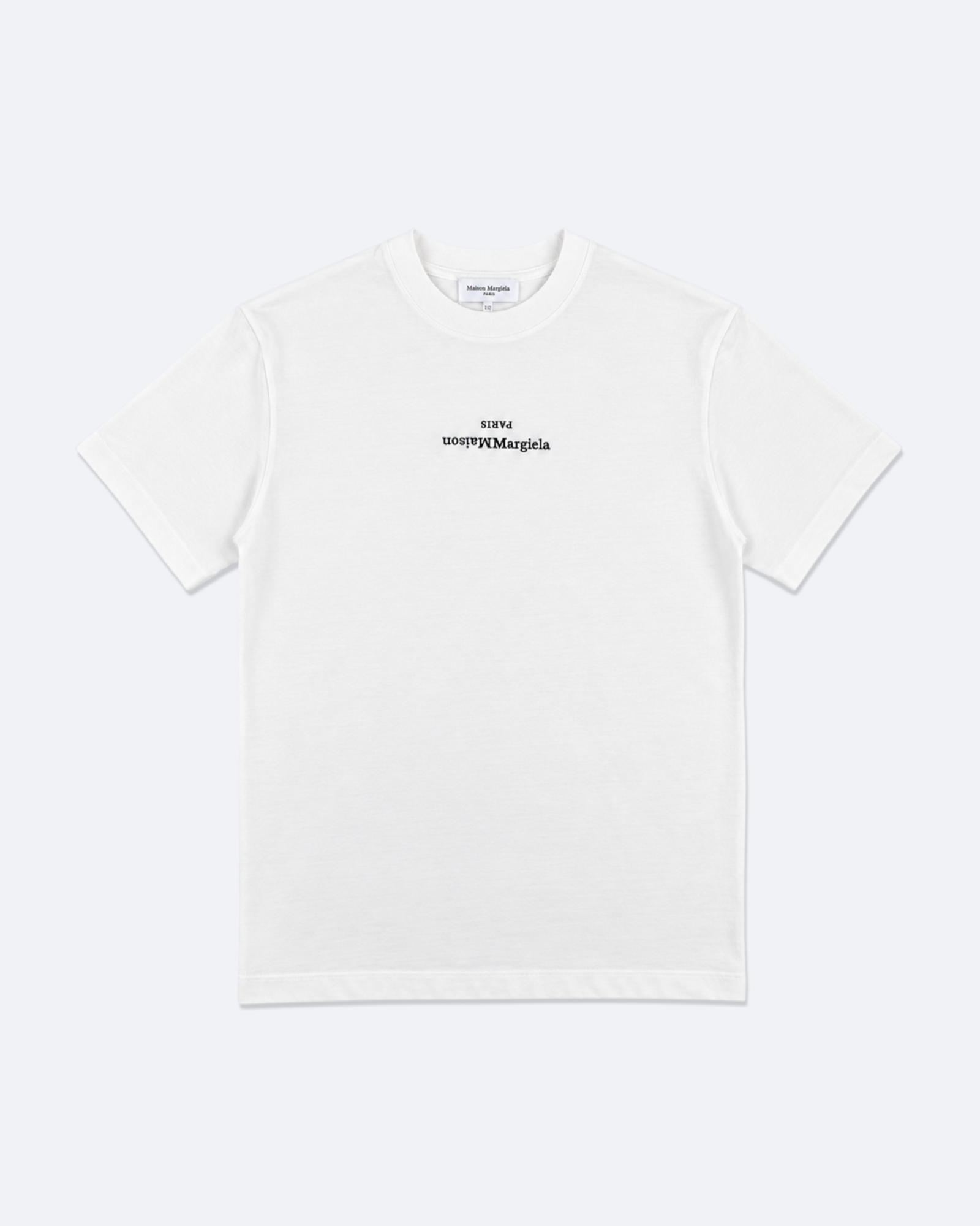 Maison Margiela - Reversed Logo Embroidery T-Shirt - White