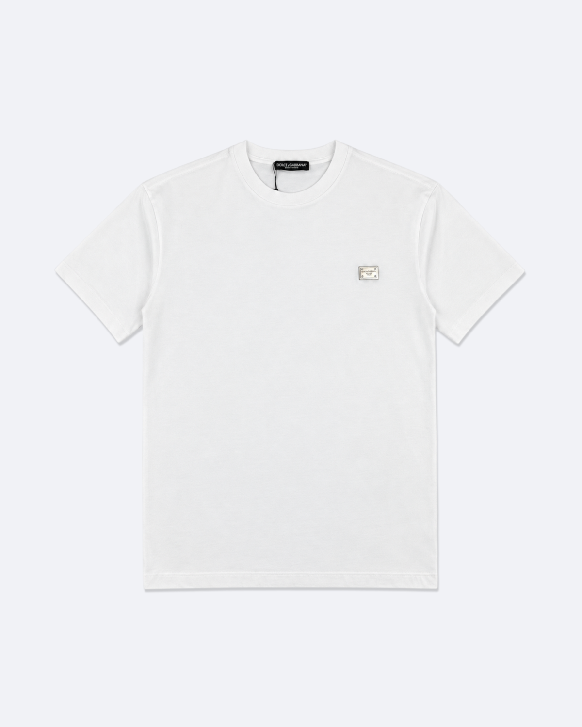 Dolce & Gabbana - Plate Logo T-Shirt - White