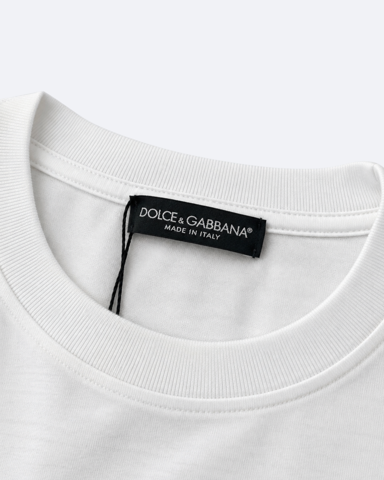 Dolce & Gabbana - Plate Logo T-Shirt - White