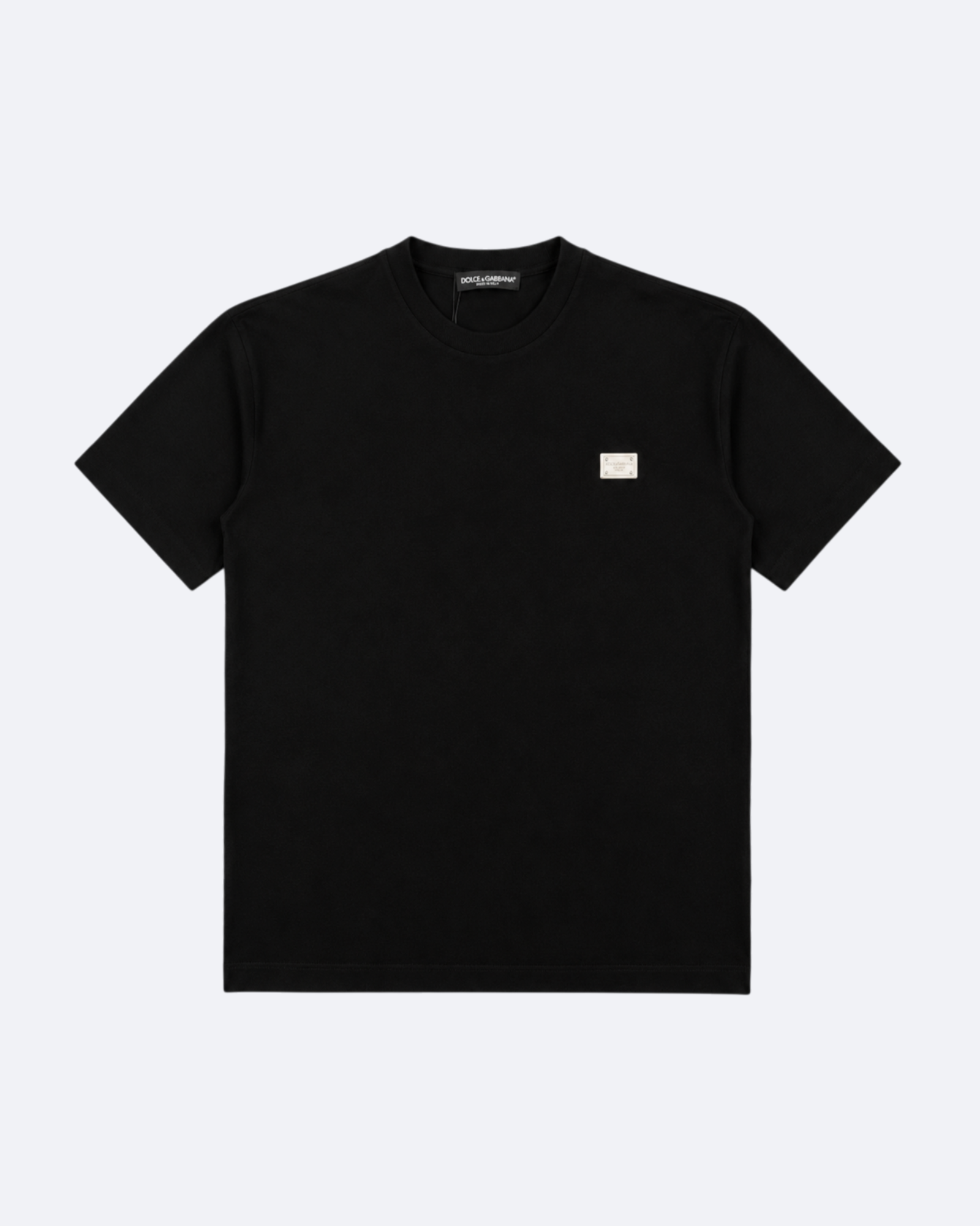 Dolce & Gabbana - Plate Logo T-Shirt - Black