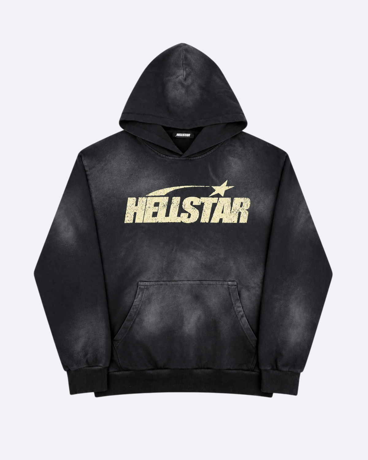 Hellstar - Distressed Logo Hoodie - Black