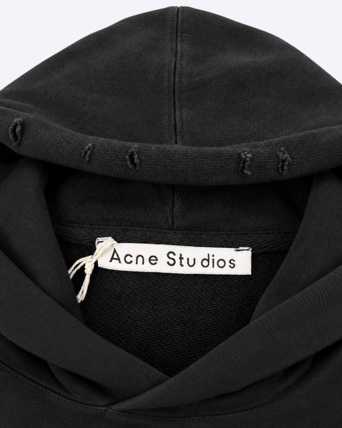 Acne Studios - Fleece Logo Hoodie - Black