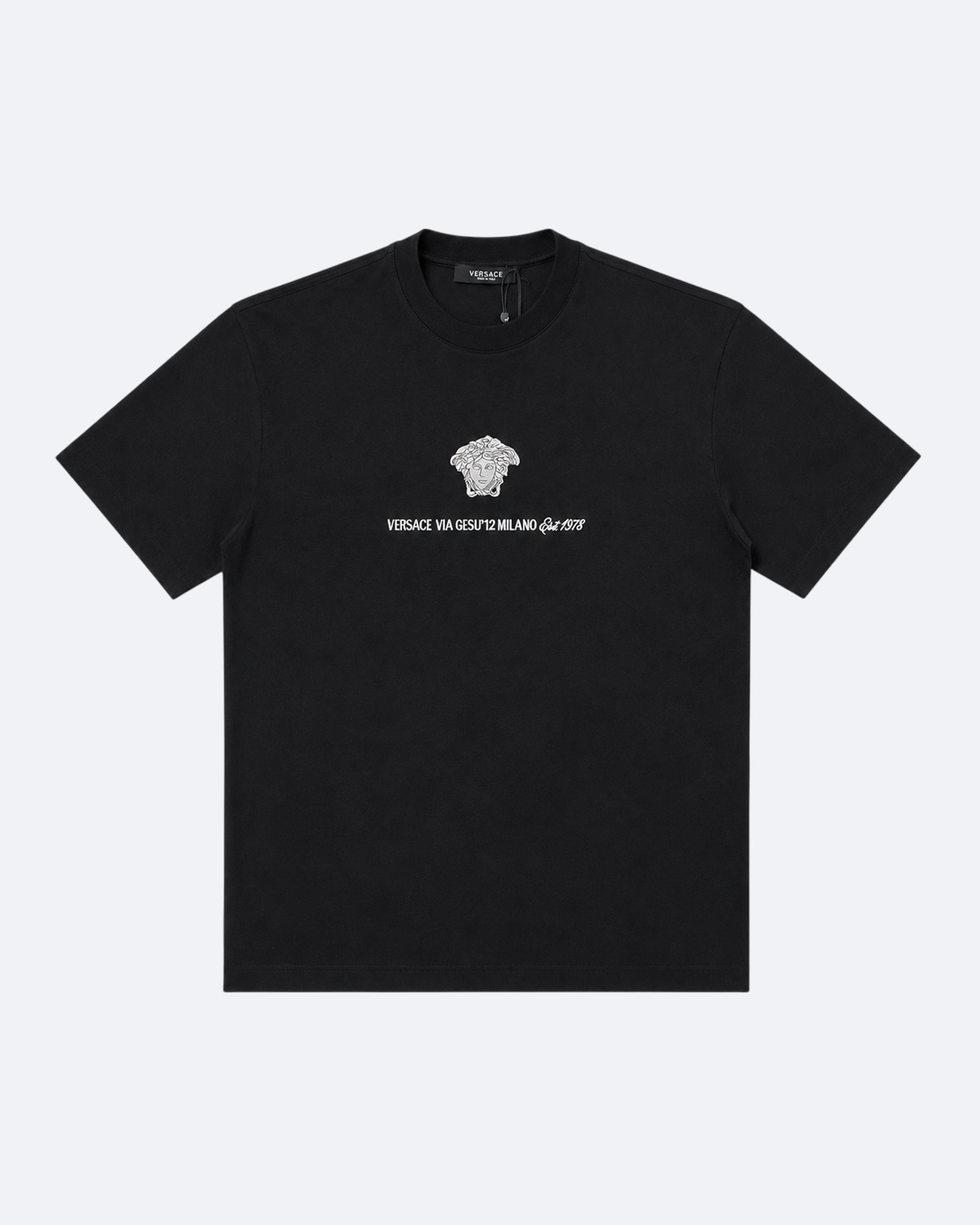 Versace - Medusa Embroidery T-Shirt - Black