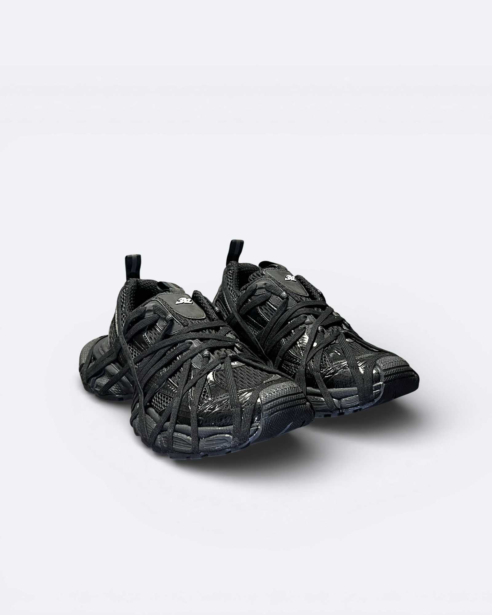 Balenciaga - 3XL Extreme Lace Sneakers - Black