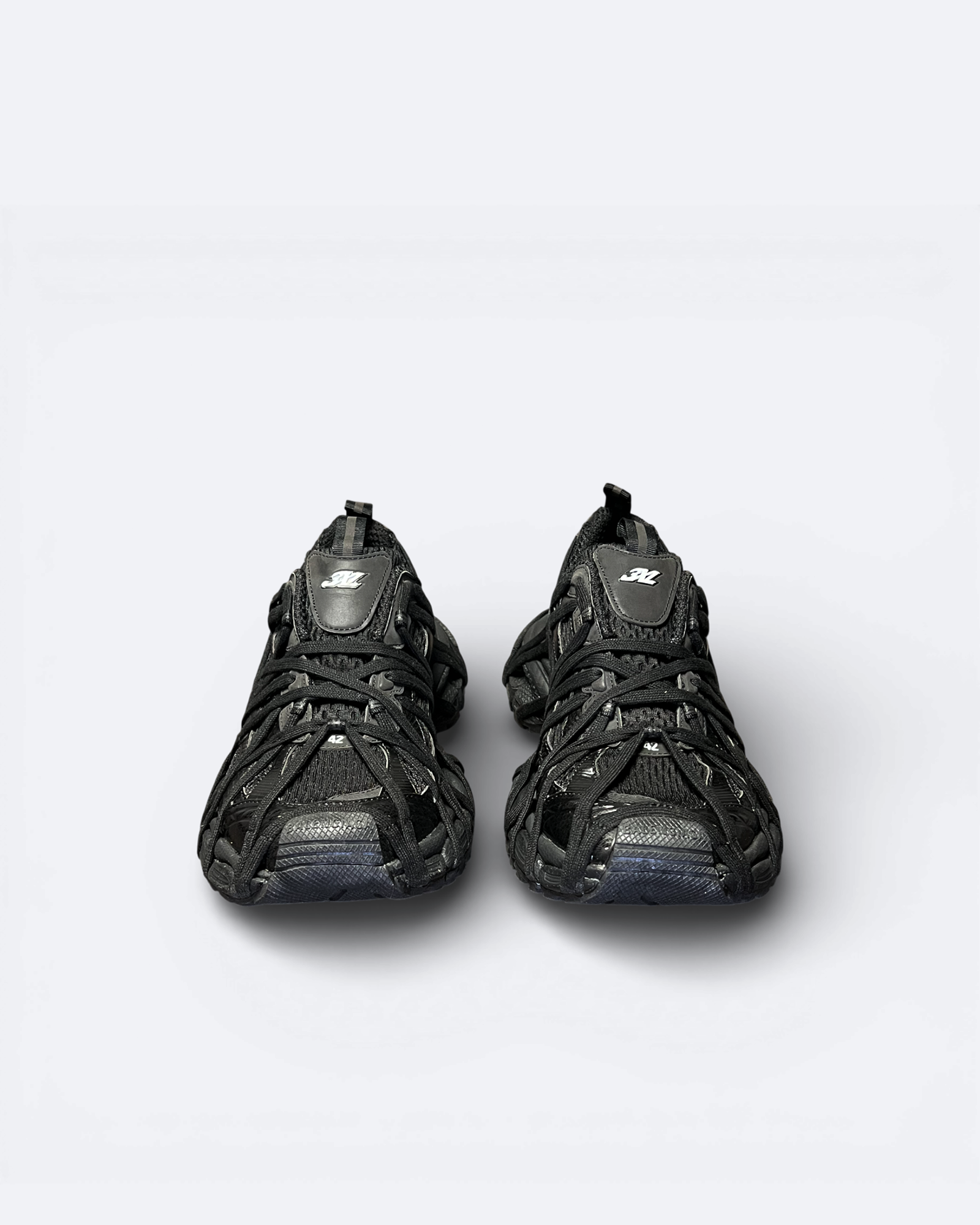 Balenciaga - 3XL Extreme Lace Sneakers - Black