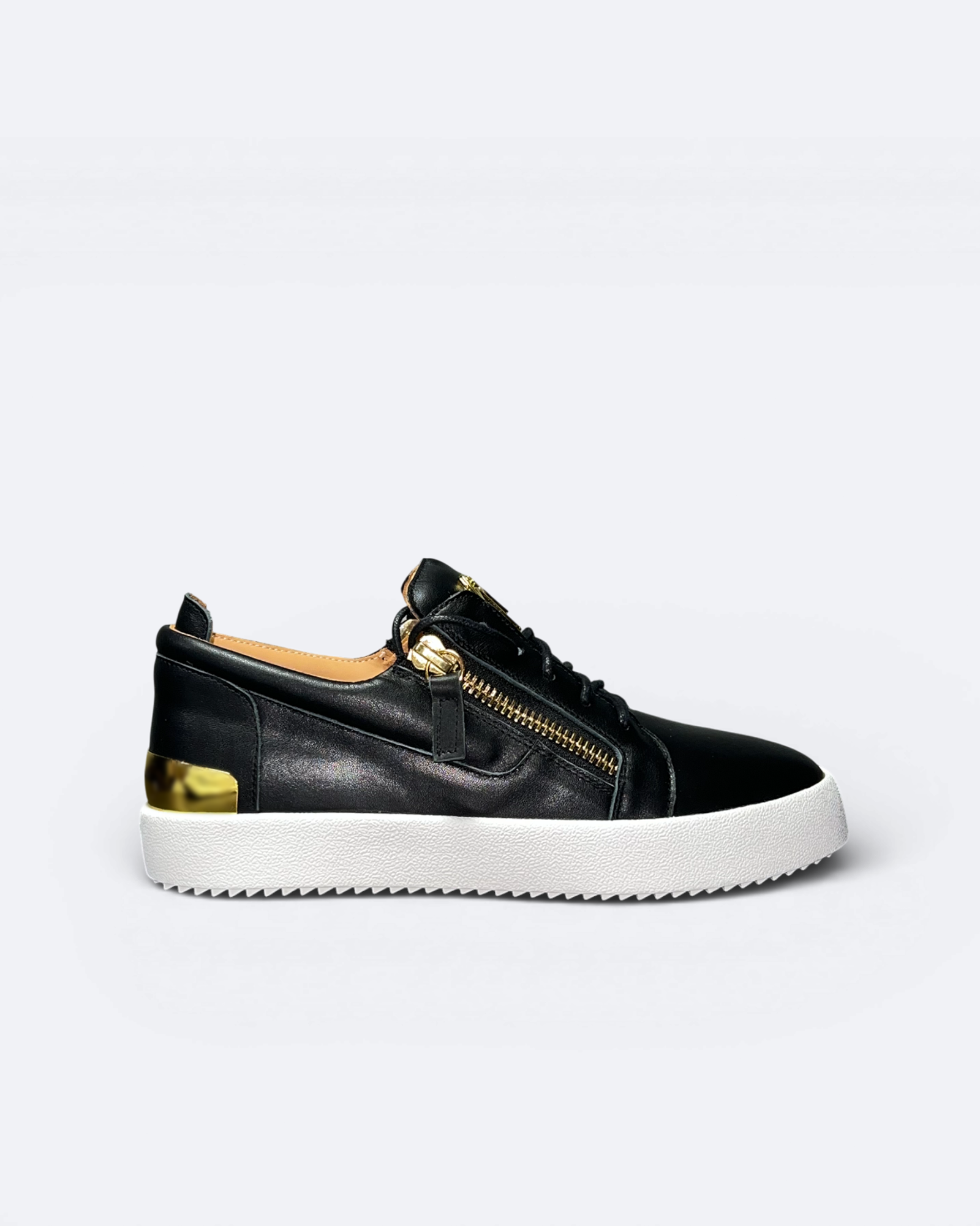 Giuseppe Zanotti - Zip Sneaker Low - Black/Gold