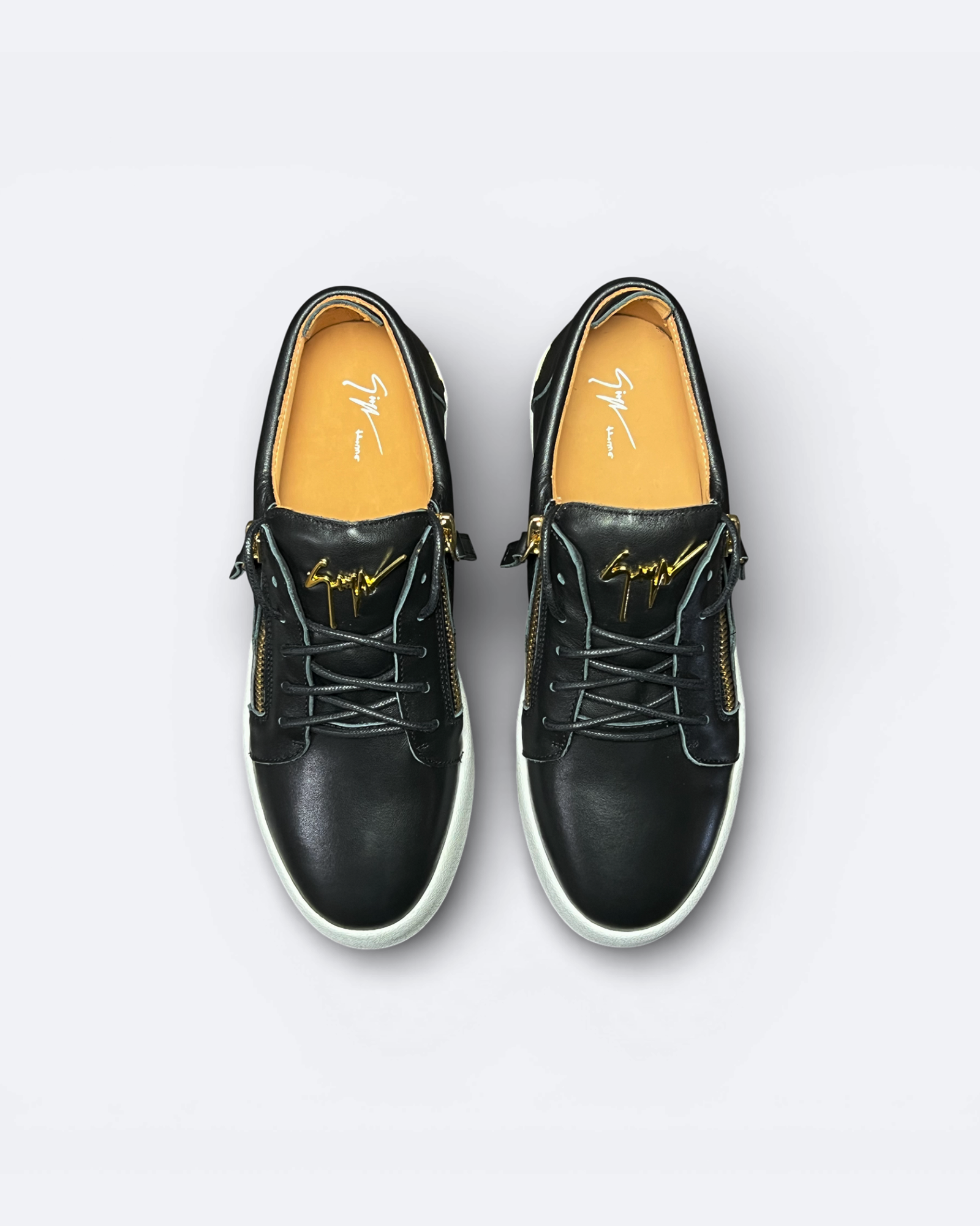Giuseppe Zanotti - Zip Sneaker Low - Black/Gold