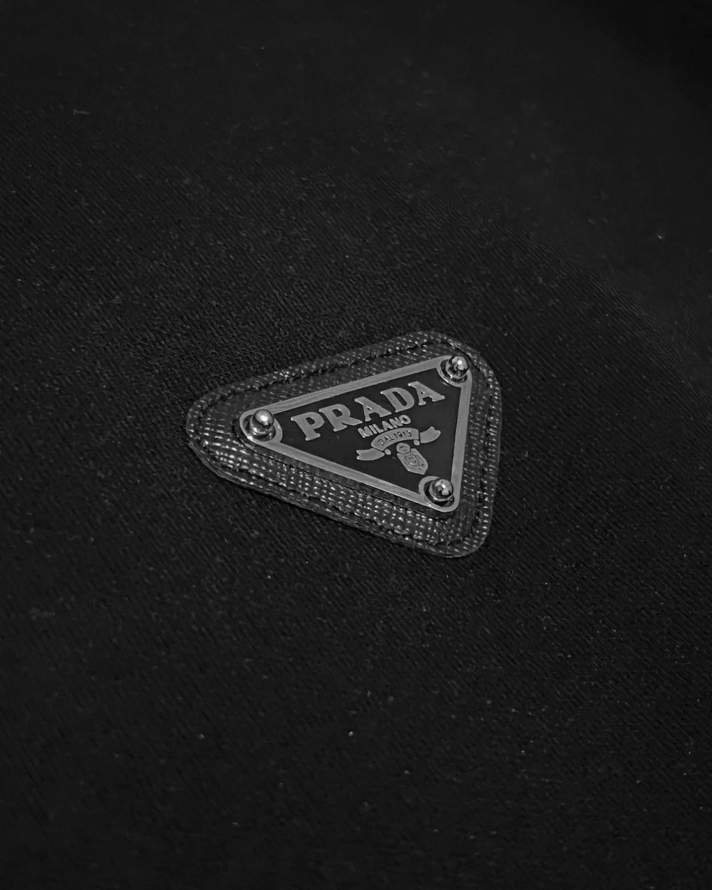 Prada - Triangle Logo Plate Summer Set - Black