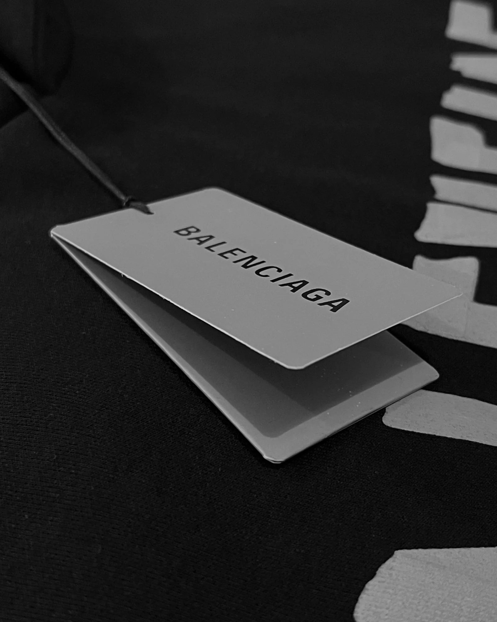 Balenciaga - Gray Tape Set - Black