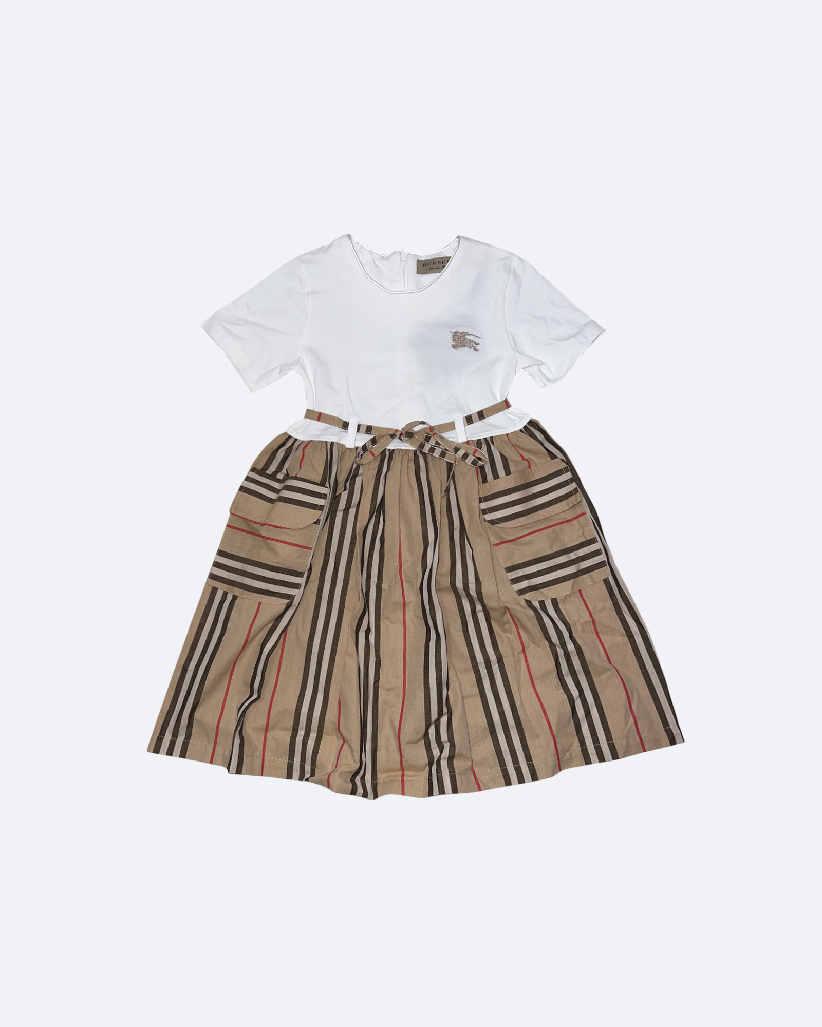 Burberry - Dress For Girl - White